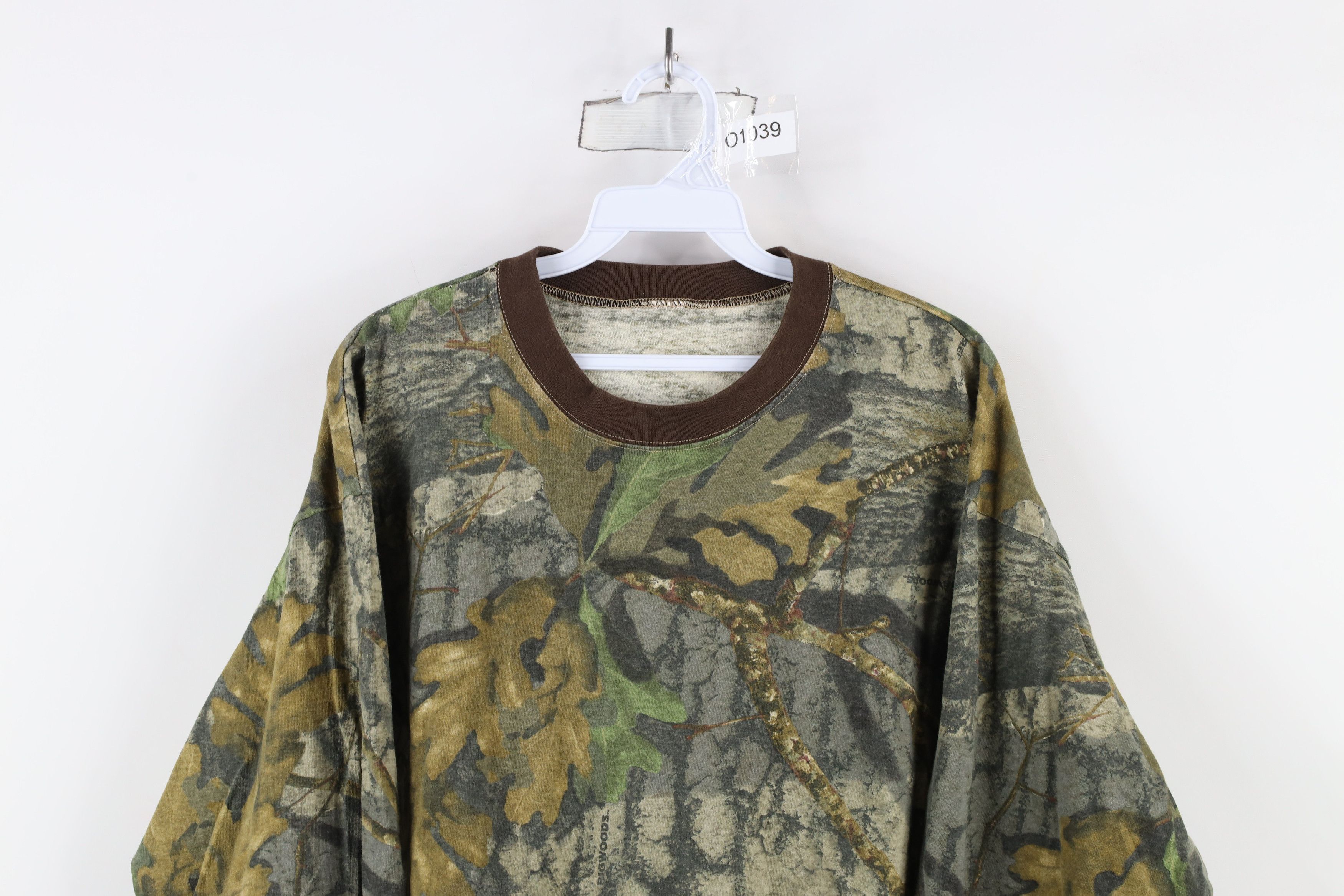Vintage Vintage 90s Streetwear Camouflage Long Sleeve T-Shirt Cotton Size US XL / EU 56 / 4 - 2 Thumbnail