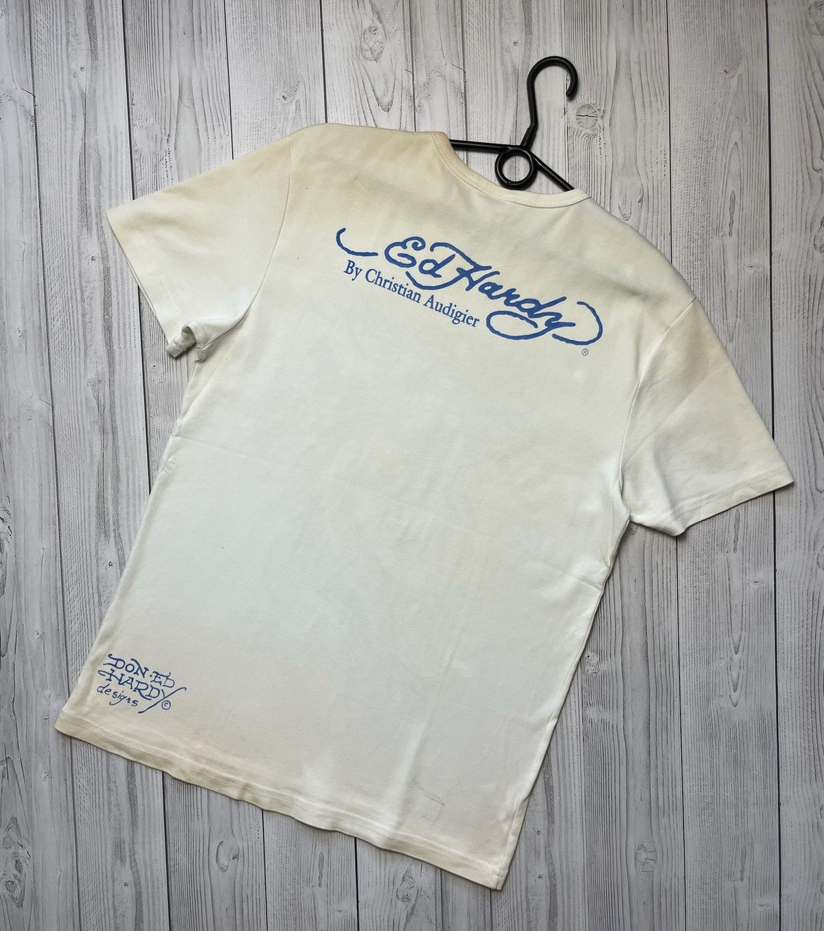 Ed Hardy × Vintage Vintage Ed Hardy logo tee snake distressed size M Size US M / EU 48-50 / 2 - 2 Thumbnail