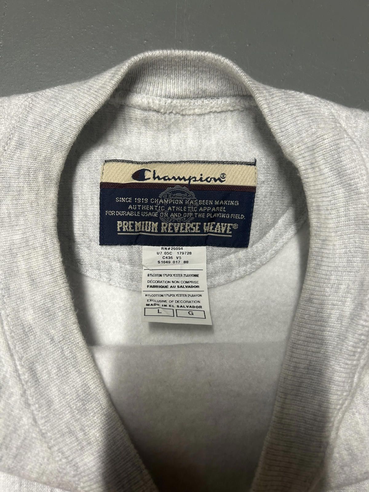 Champion Champion Grey Sweatshirt - Barry Construction Co. Size US L / EU 52-54 / 3 - 5 Thumbnail