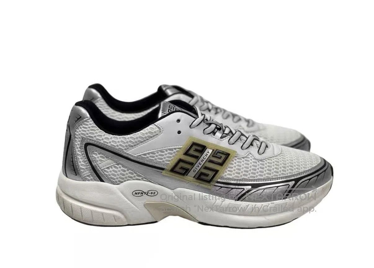 Givenchy White Low-Top Sneakers Size 9.5. Size US 9.5 / EU 42-43 - 3 Thumbnail