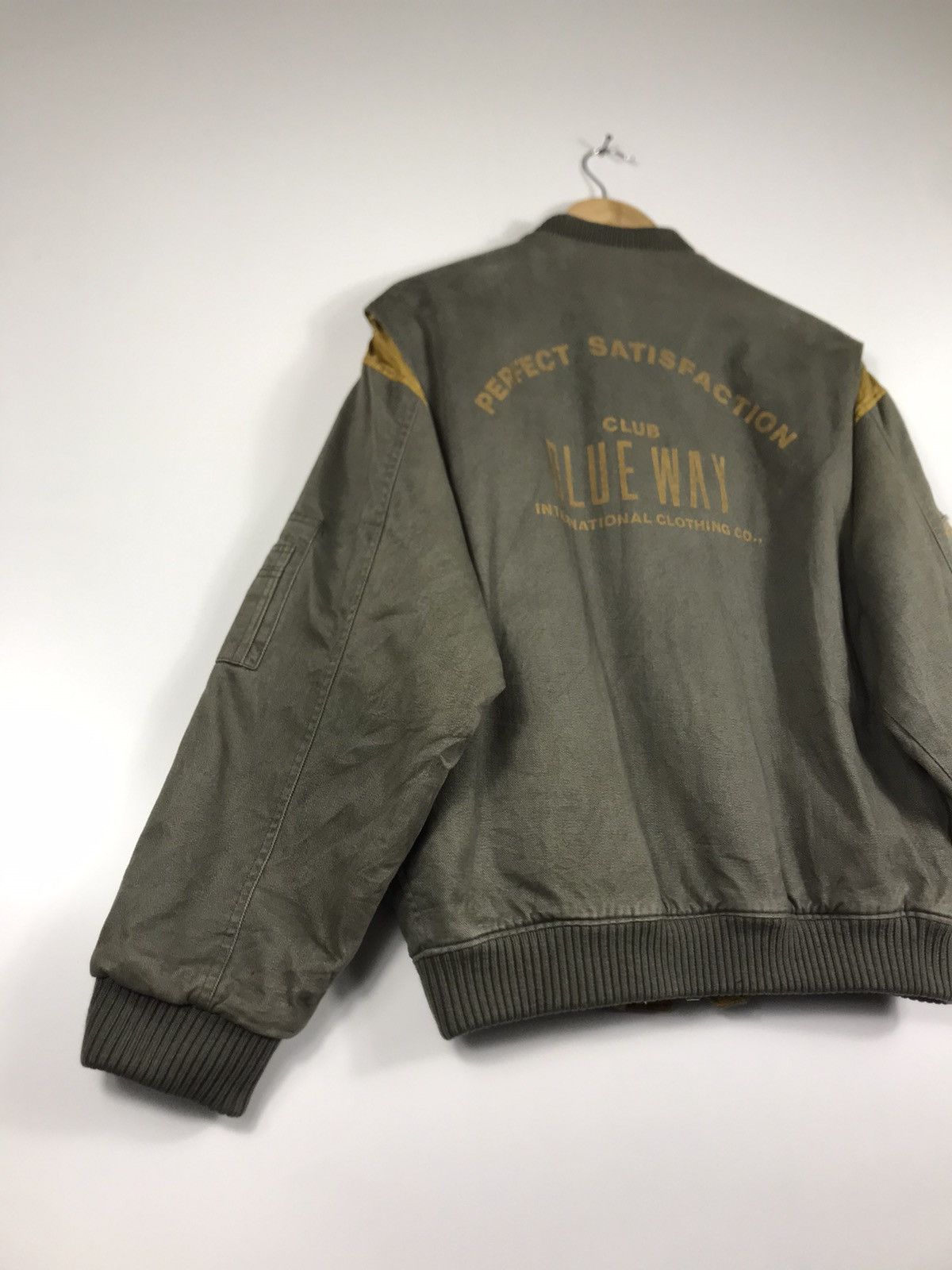 Blue Blue Japan × Japanese Brand ⚡️Vintage Blue Way Clothing.Co Bomber Jacket Size US S / EU 44-46 / 1 - 14 Thumbnail