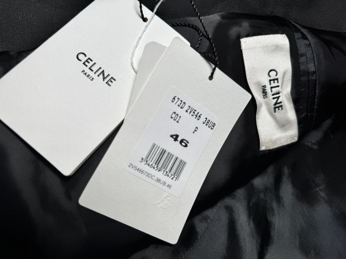 Celine × Hedi Slimane CELINE BY HEDI SLIMANE “FW19 ALLOVER BRODEE CARREAUX JACKET” Size 46R - 5 Thumbnail