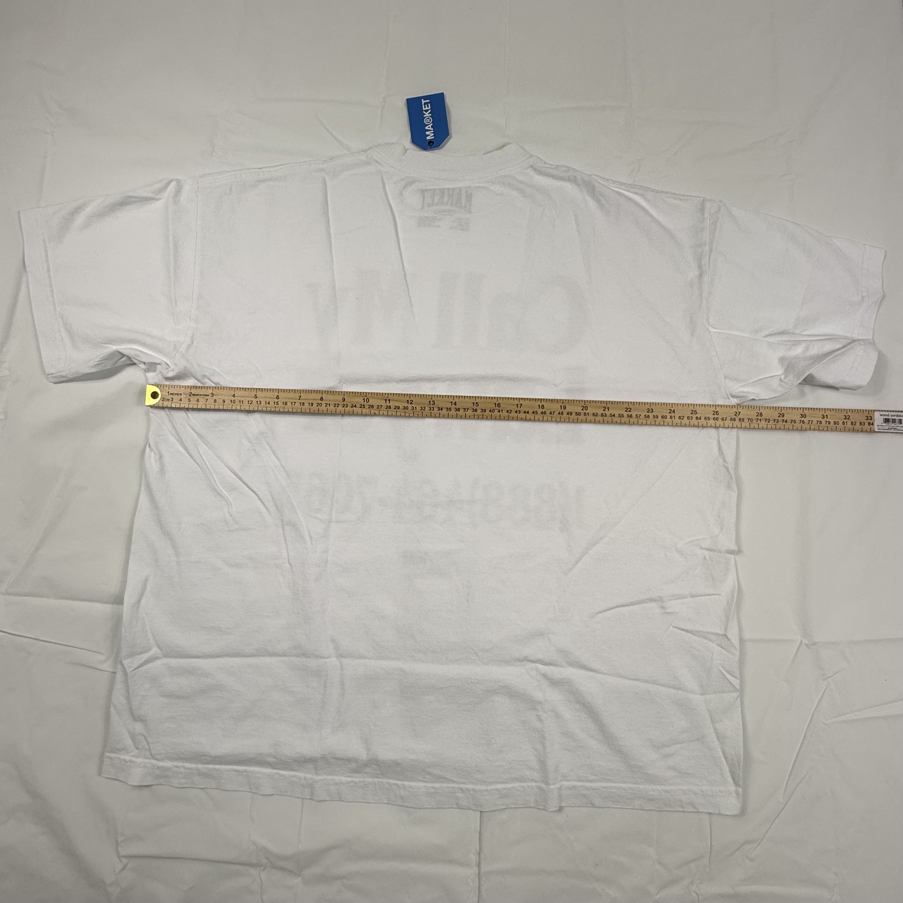 Market Market Call My Lawyer Graphic T-Shirt White Mens XXL New Size US XXL / EU 58 / 5 - 4 Thumbnail