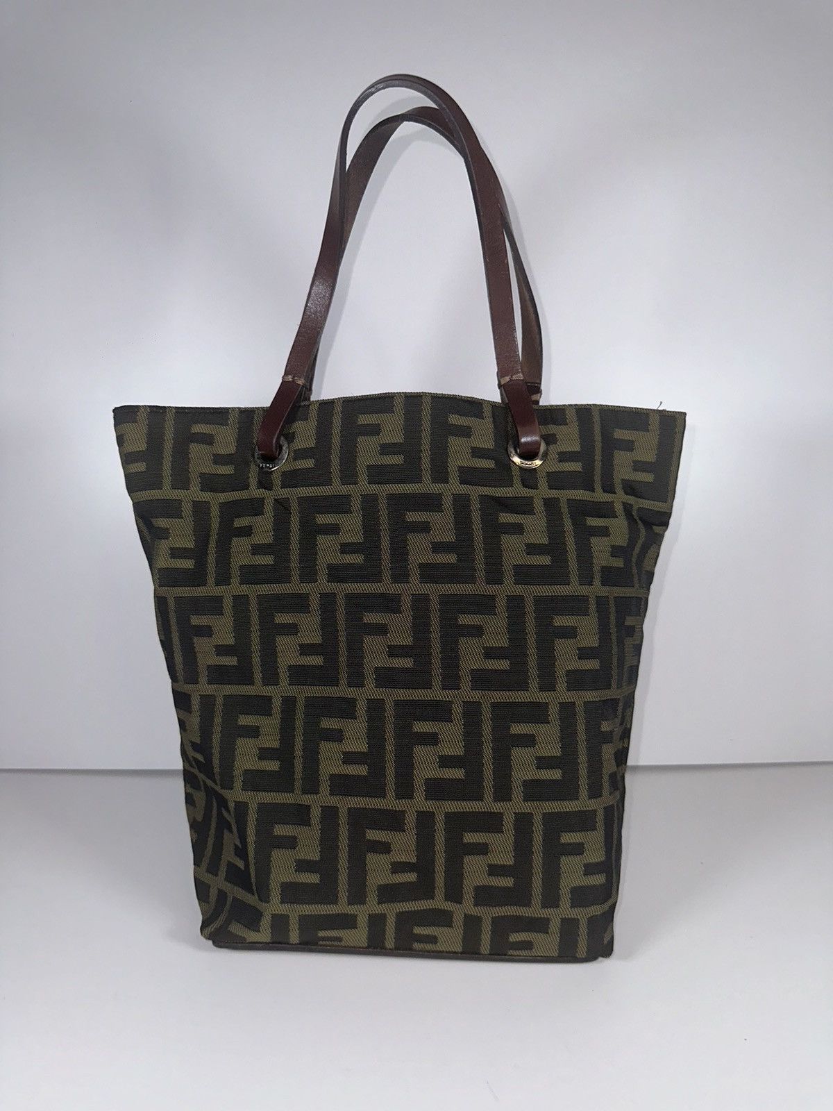 Fendi FENDI Zucca Canvas Nylon Mini Shopper Tote Bag Size ONE SIZE - 2 Thumbnail