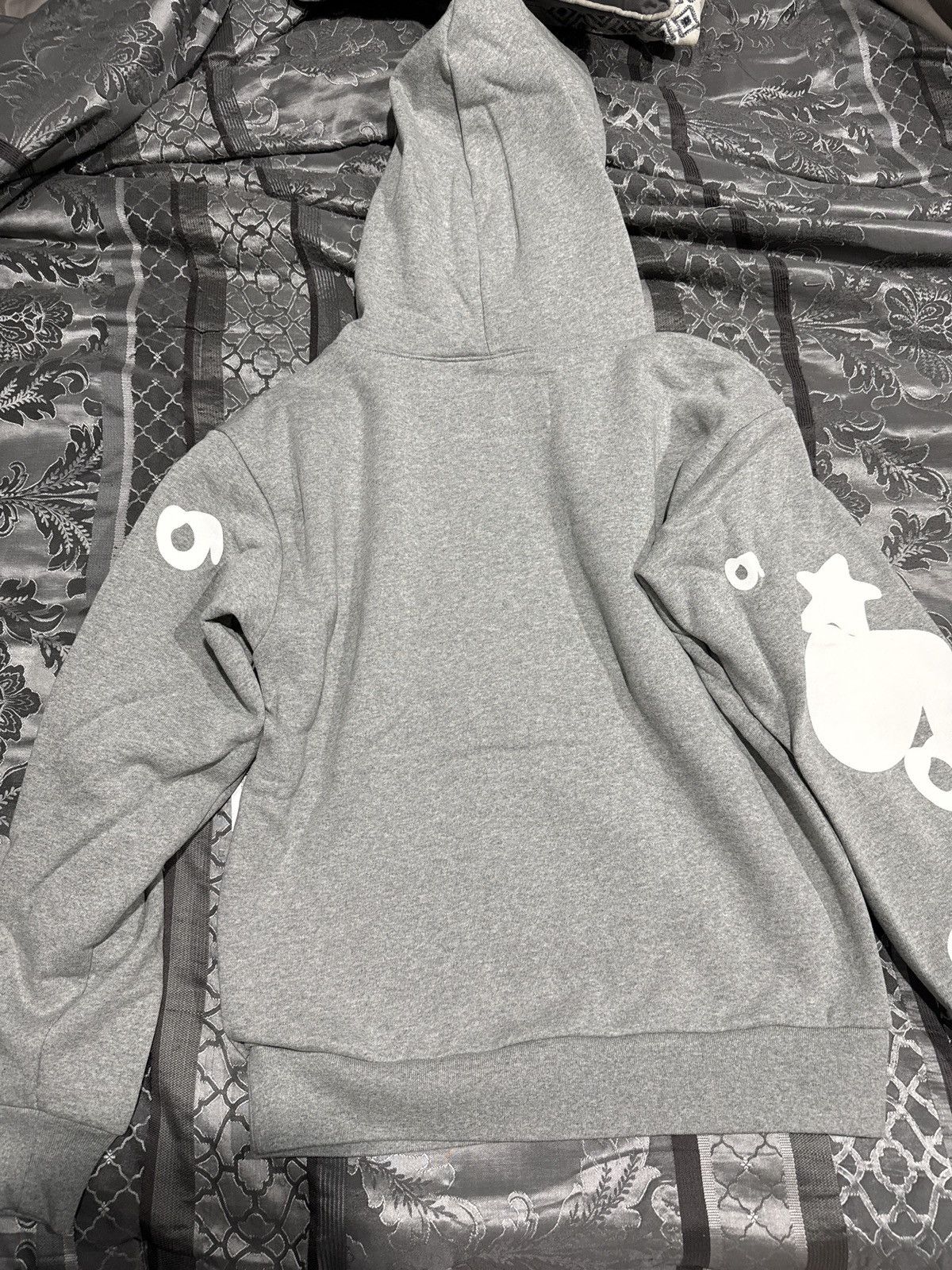 Sp5der Spider, dark heat, gray beluga hoodie, size small Size US S / EU 44-46 / 1 - 2 Thumbnail