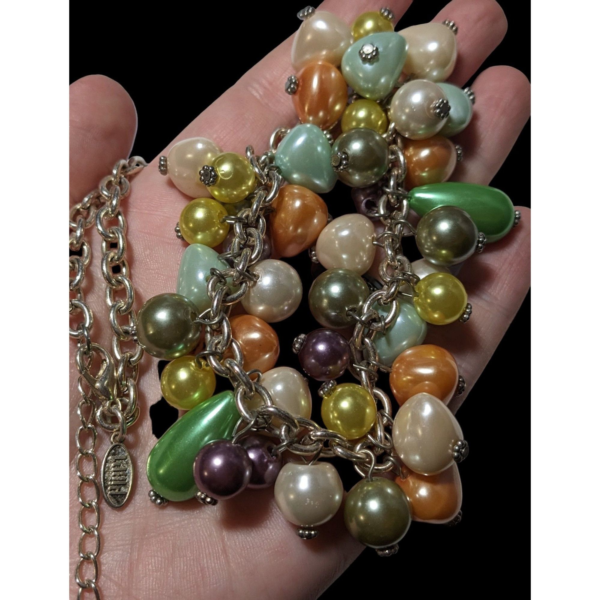 Other Pier 1 Imports Pastel Pearl Cluster Necklace Size ONE SIZE - 6 Thumbnail