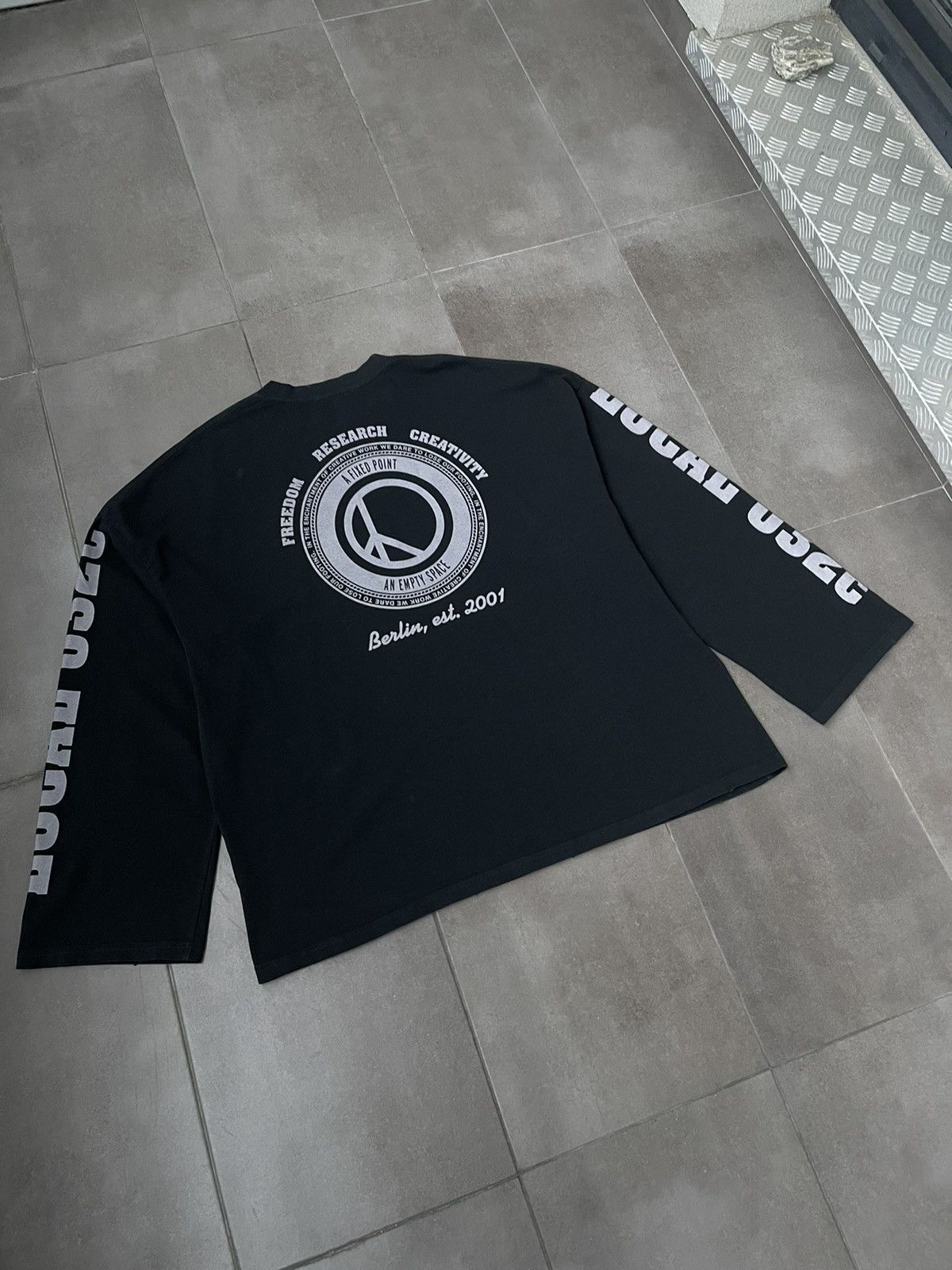 032c !DS! FW23 032c "Repetirion" Local Boxy Black Long Sleeve Size XL / US 12-14 / IT 48-50 - 19 Thumbnail