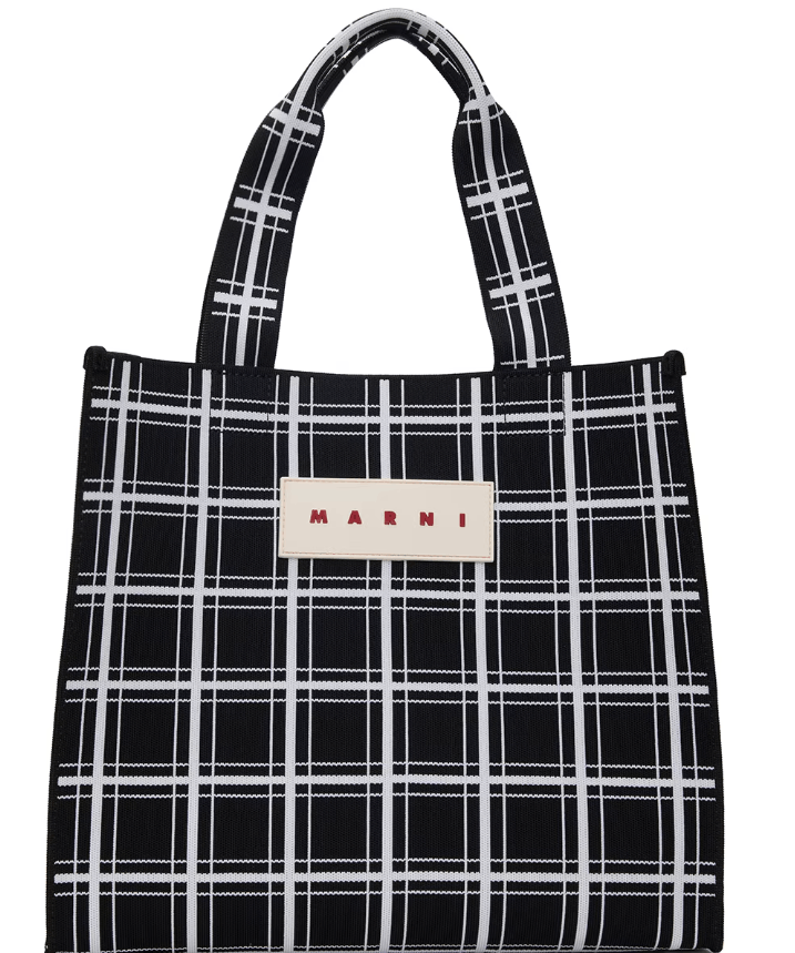 Marni BNWT AW23 MARNI BLACK CHECK BAG Size ONE SIZE - 10 Thumbnail