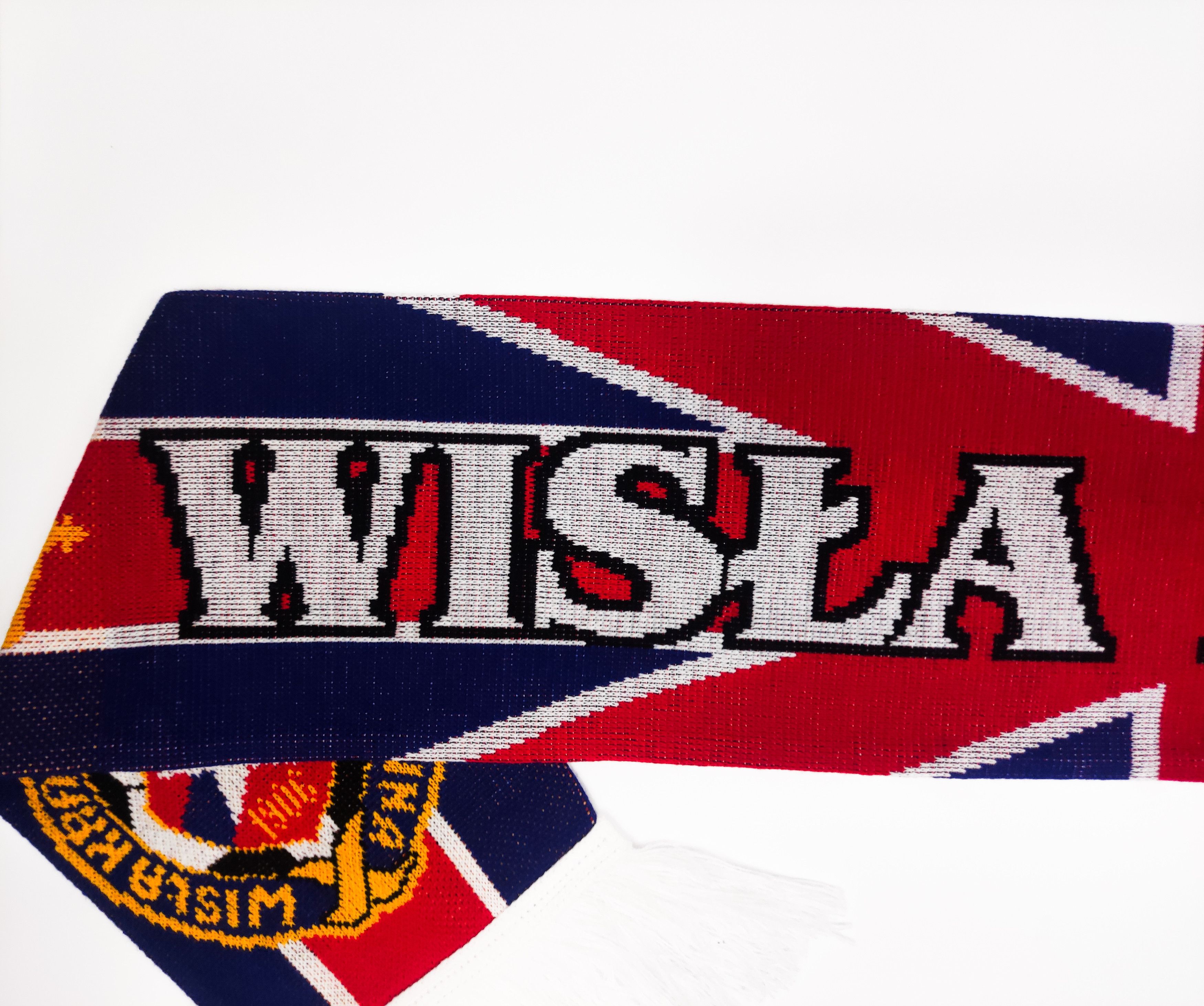 Other Wisla Krakow United Kingdom UK Scarf Hooligans Ultras Polen Size ONE SIZE - 7 Thumbnail
