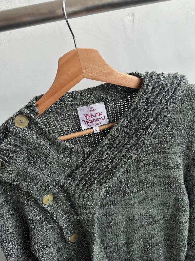 Vivienne Westwood Vivienne Westwood Vintage asymmetrical, laced, sweater coa Size S / US 4 / IT 40 - 7 Thumbnail