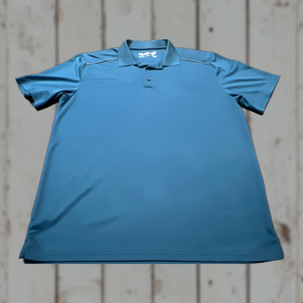 Ariat Ariat Polo Shirt Mens Medium Blue AriatTEK Short Sleeve Golf Tech Breathable Moisture Wicking Lightweight Size US M / EU 48-50 / 2 - 1 Thumbnail