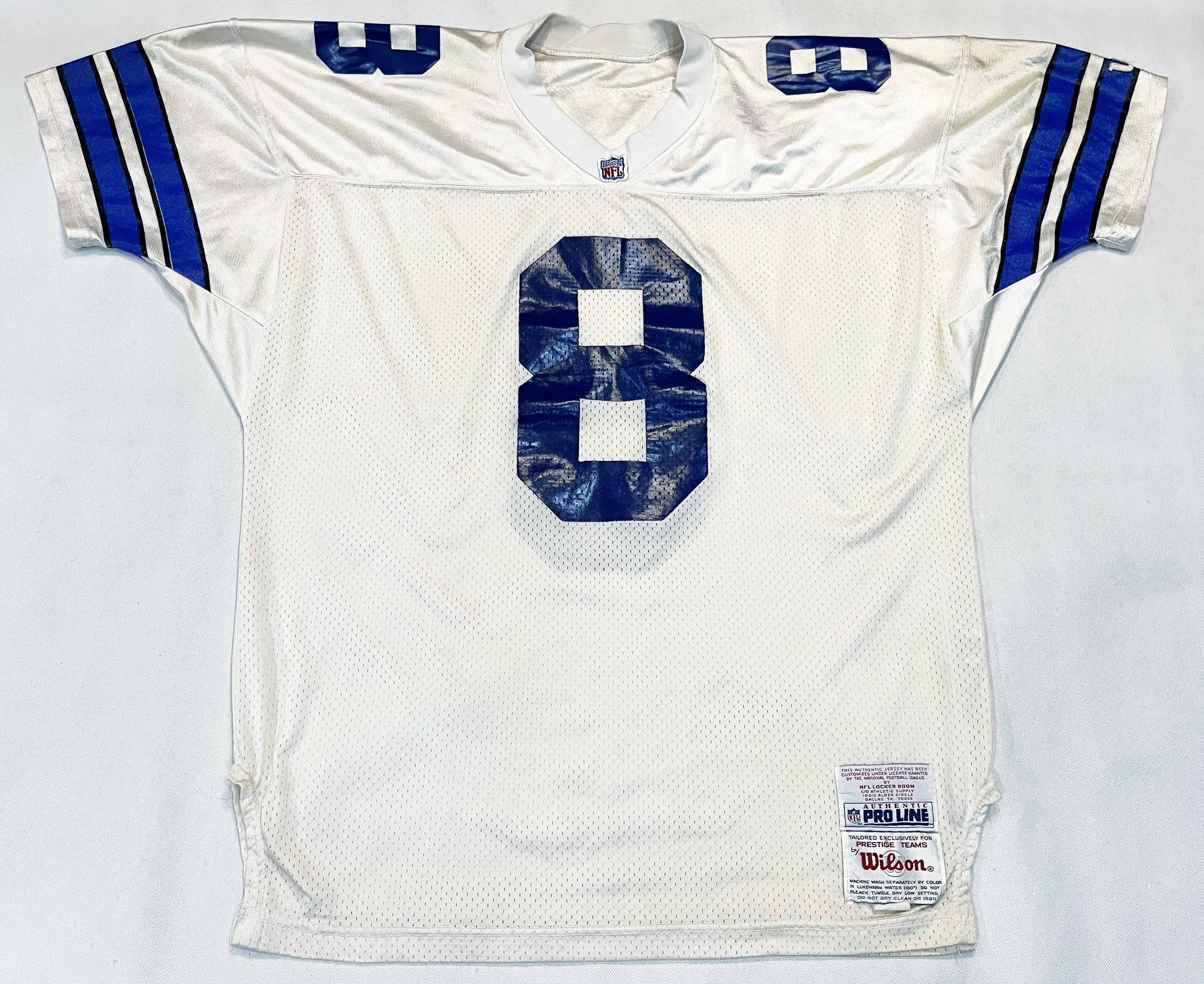 Vintage Wilson NFL Dallas Cowboys AIKMAN #8 Football Jersey