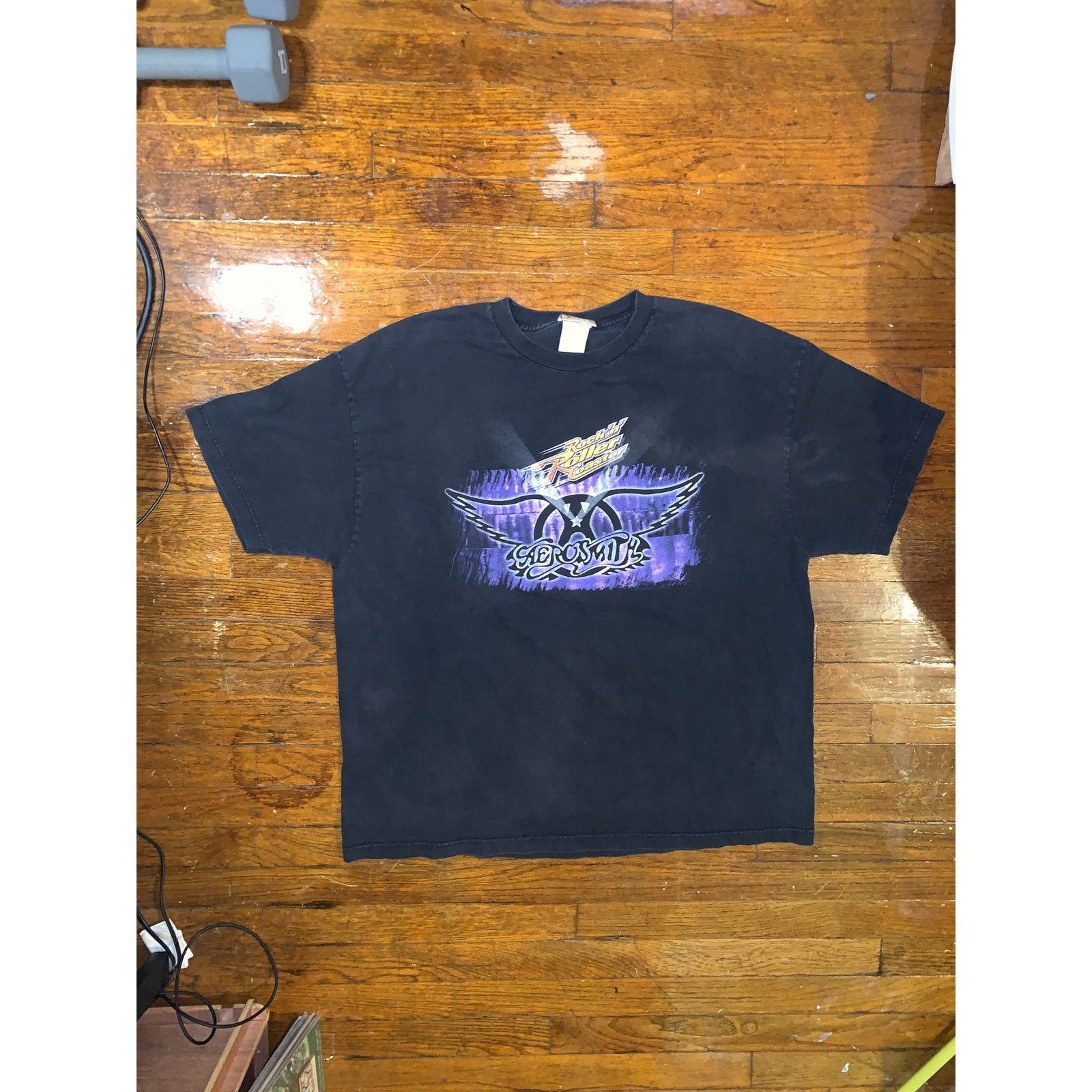 Band Tees Vintage Disney Aerosmith Rock n Roller Coaster T Shirt XXL Size US XXL / EU 58 / 5 - 3 Thumbnail
