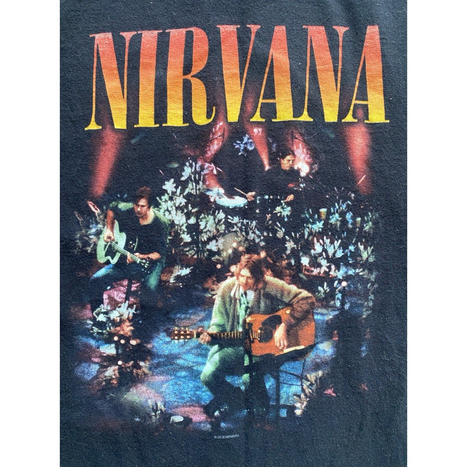 Vintage M&O Gold Nirvana T Shirt Men’s L Black Short Sleeve 2008 Band Music Vintage? Size US L / EU 52-54 / 3 - 6 Thumbnail