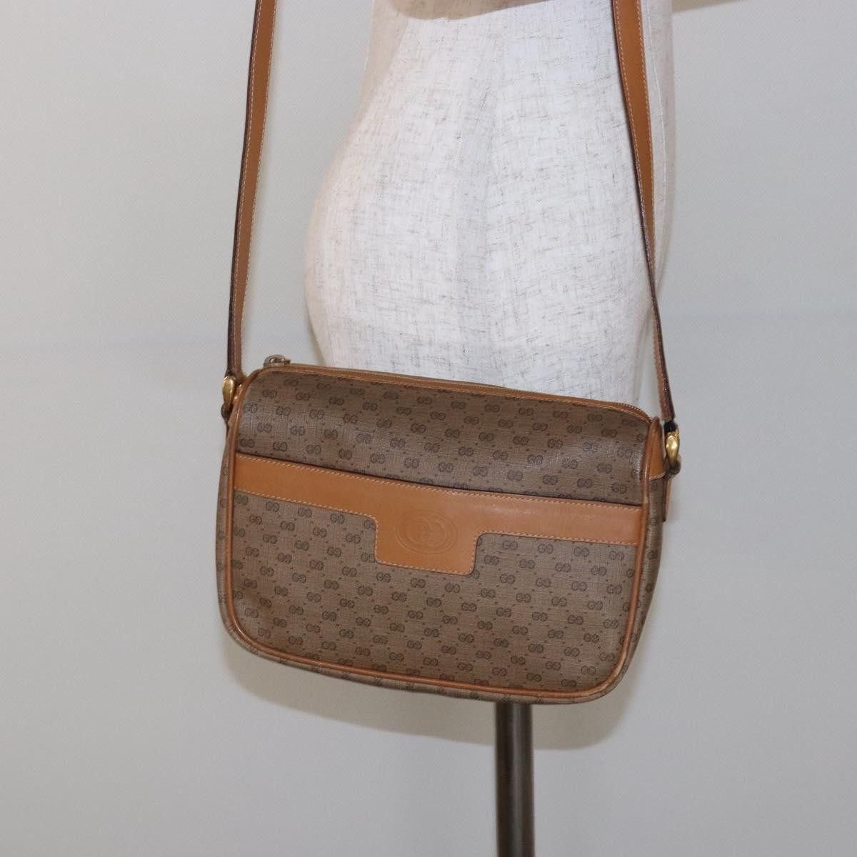 Gucci GUCCI Micro GG Supreme Shoulder Bag Pvc Beige Gold 001 14 Size ONE SIZE - 23 Thumbnail
