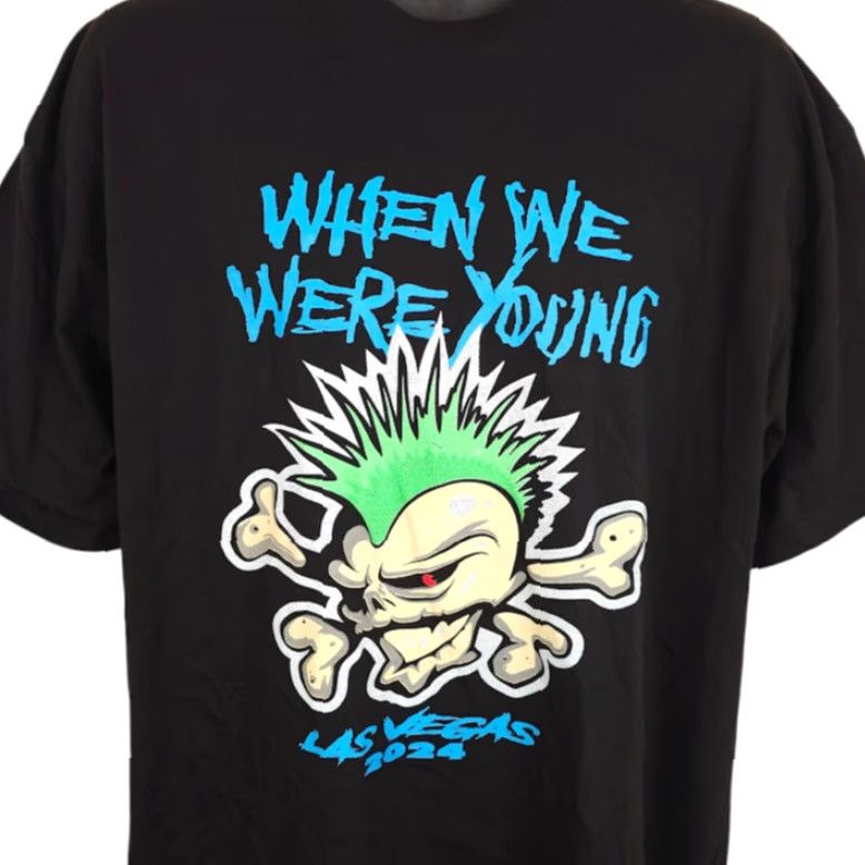 Vintage VINTAGE When We Were Young Festival T Shirt Mens XL Black 2024 Las Vegas Music Size US XL / EU 56 / 4 - 2 Thumbnail