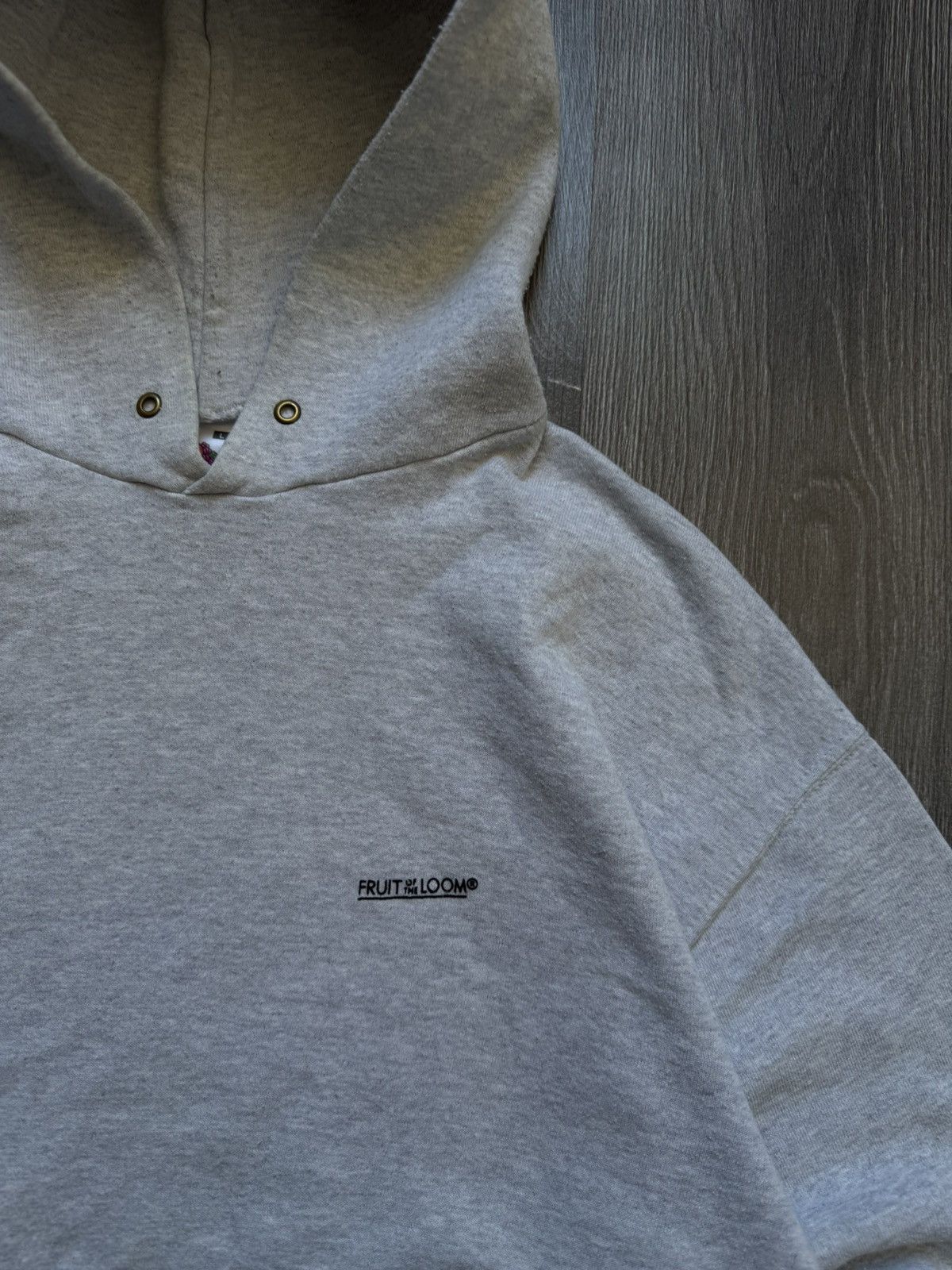 Fruit Of The Loom × Vintage 90s Vintage Fruit of The Loom Hooddie Size US L / EU 52-54 / 3 - 5 Thumbnail