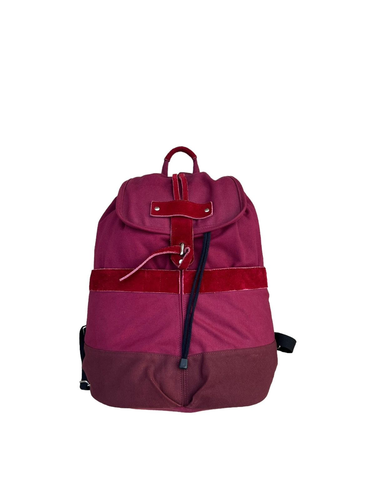 Sifury VTG Sifury Japan Hybrid Cotton Suede Leather Backpack Bag Size ONE SIZE - 3 Thumbnail