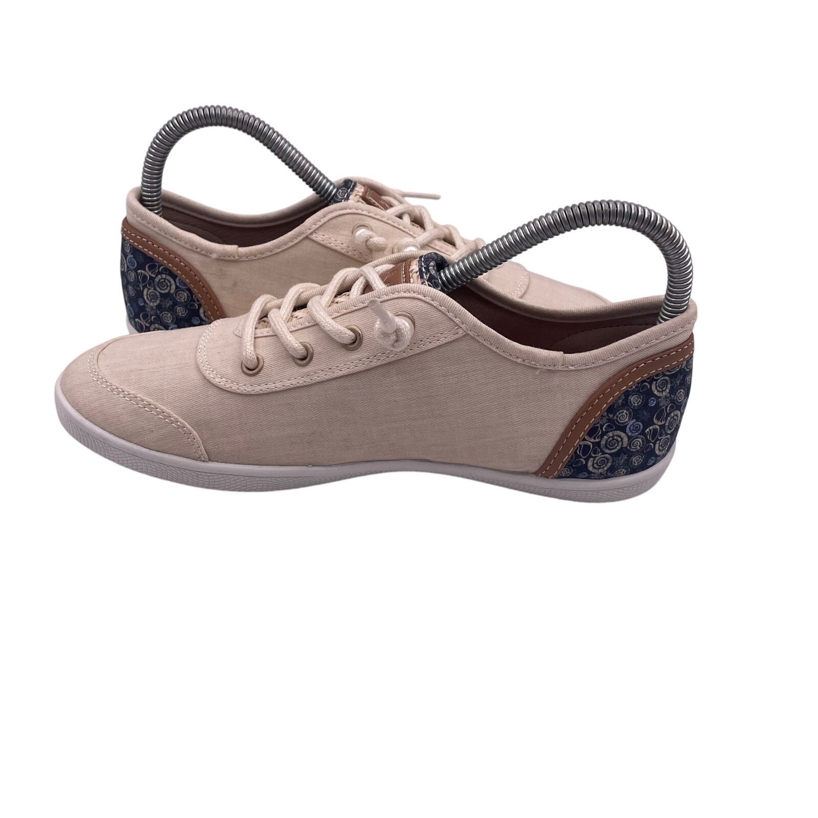 SKECHERS Skechers Bobs B Cute Natural White Canvas Shoes Womens 6.5 Size US 6.5 / IT 36.5 - 6 Thumbnail