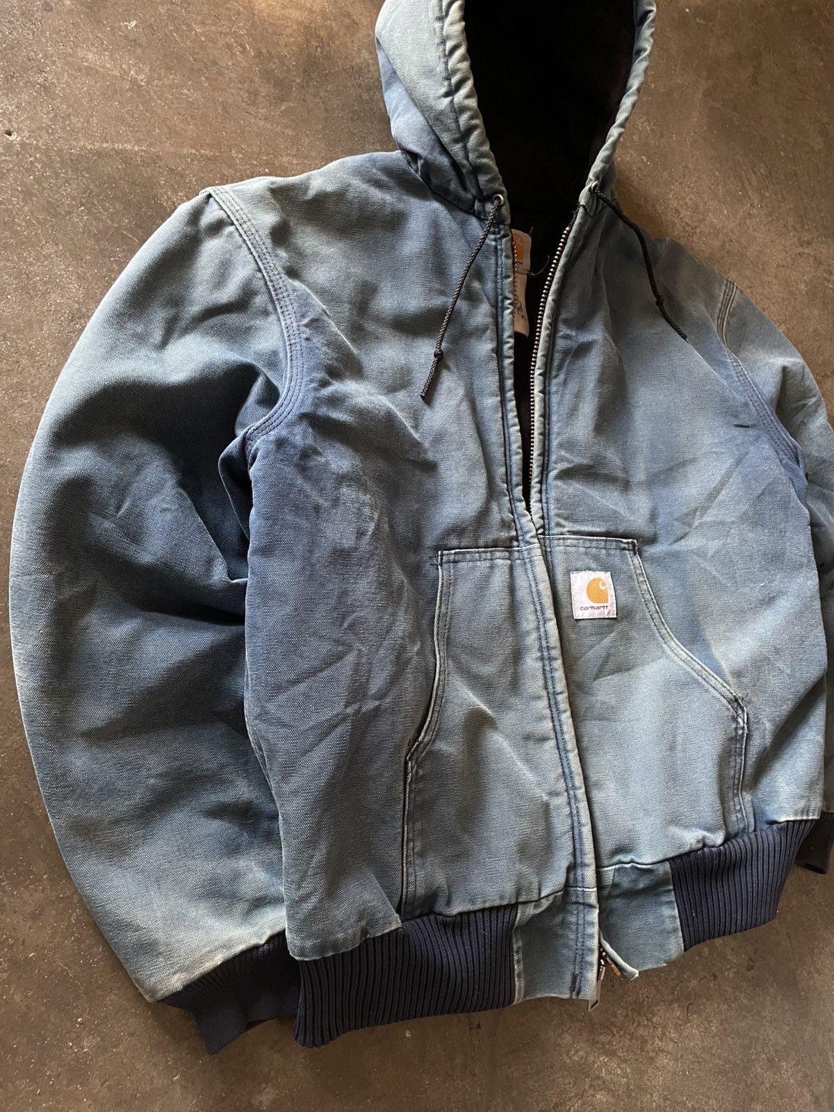 Carhartt Carhartt Duck Active Big Logo 90’s [J04-NVY] Size US M / EU 48-50 / 2 - 3 Thumbnail