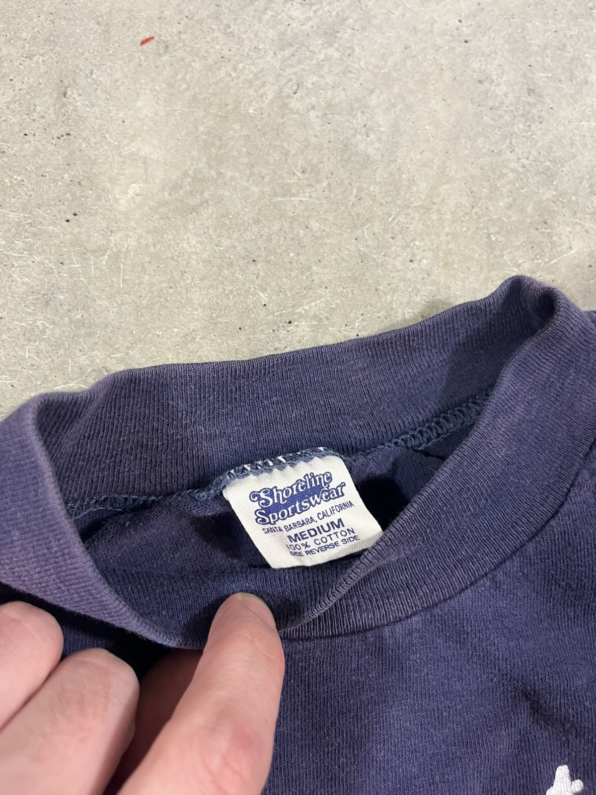 Vintage Vintage 70s Simi California Wine T Shirt Faded Purple Size US M / EU 48-50 / 2 - 4 Thumbnail