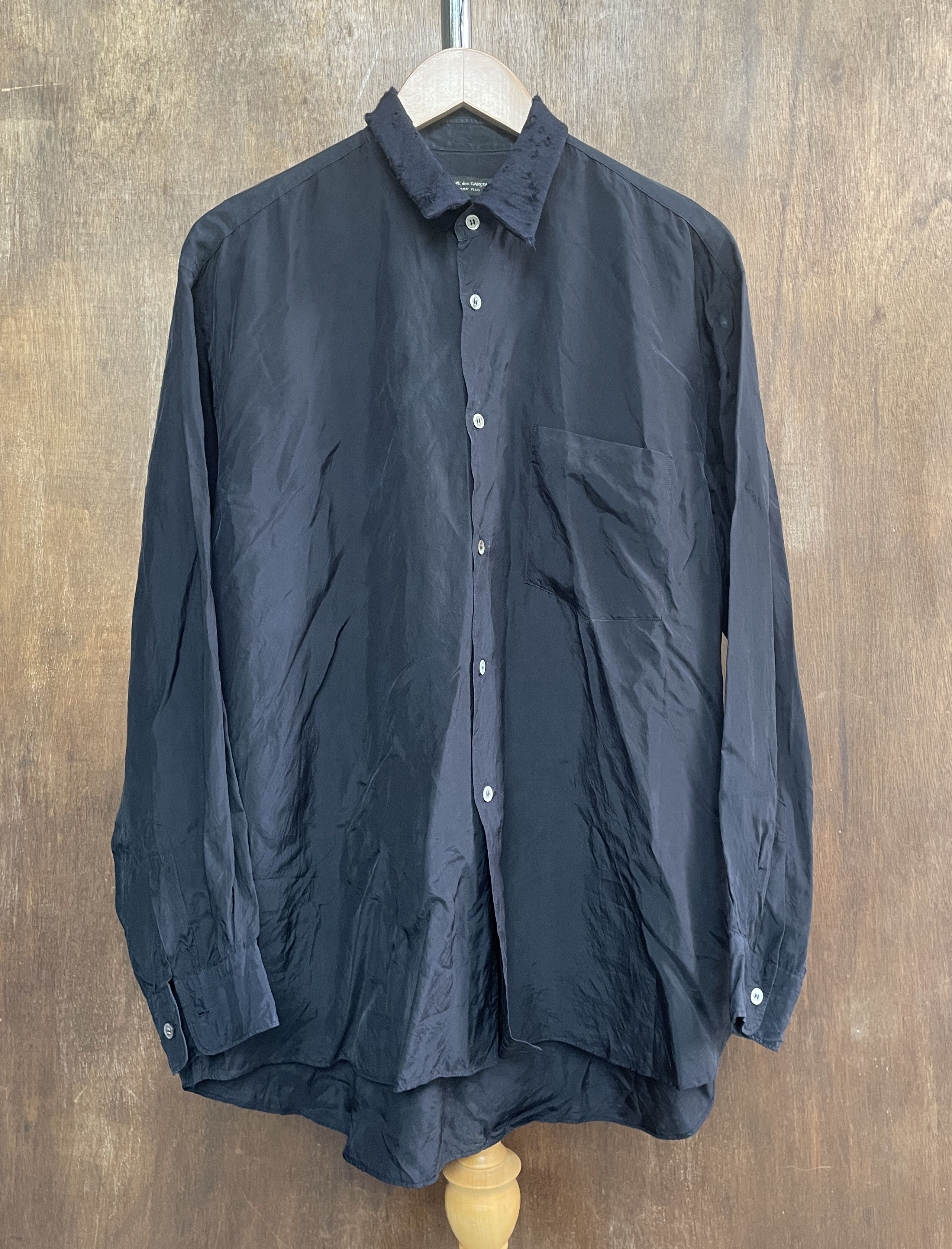 Comme des Garcons CDGH Plus 90's Silk Classic Shirt Size US L / EU 52-54 / 3 - 1 Thumbnail