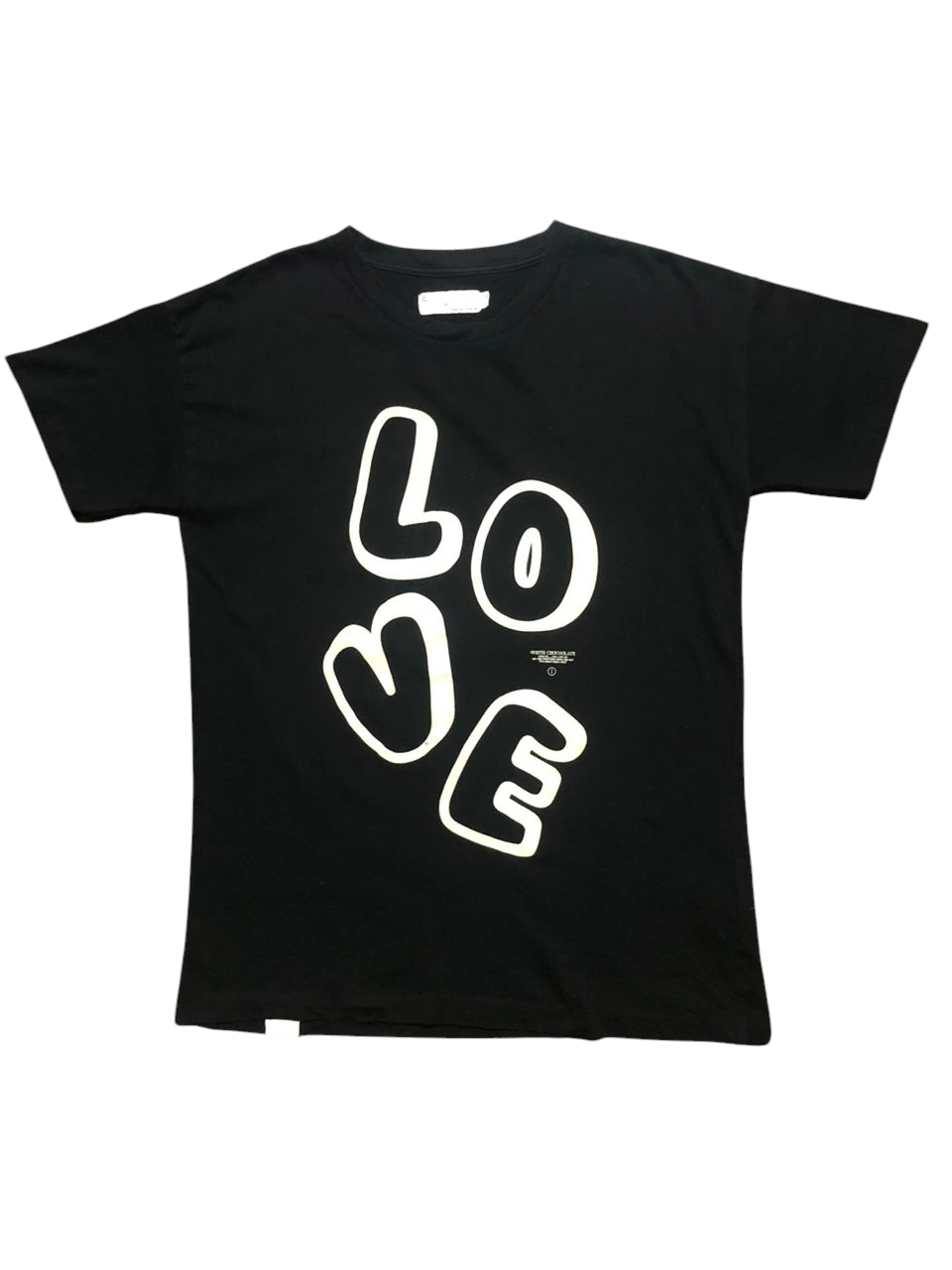 CHOCOOLATE Vintage White Chocoolate T-shirt "LOVE" Design Size US XS / EU 42 / 0 - 1 Thumbnail