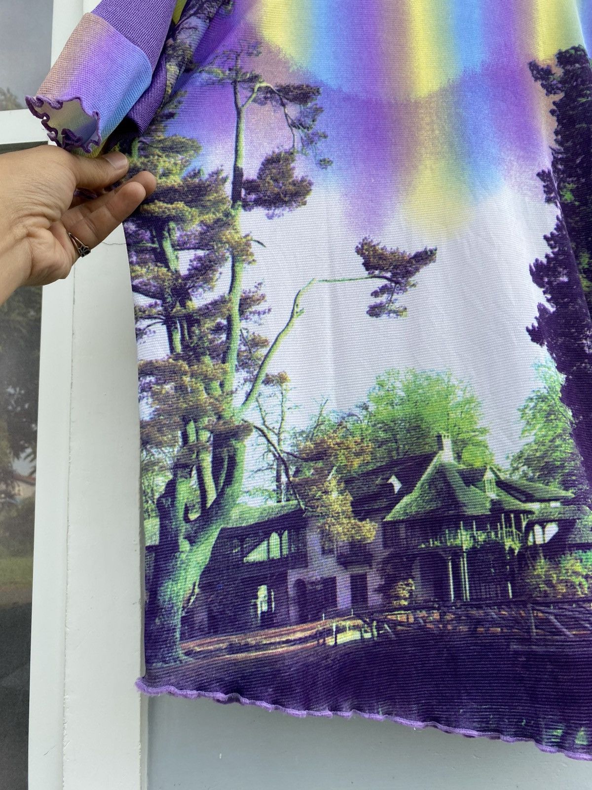 Japanese Brand × Vintage Japanese All Over Print Style Psychedelic Photograph Size XL / US 12-14 / IT 48-50 - 12 Thumbnail