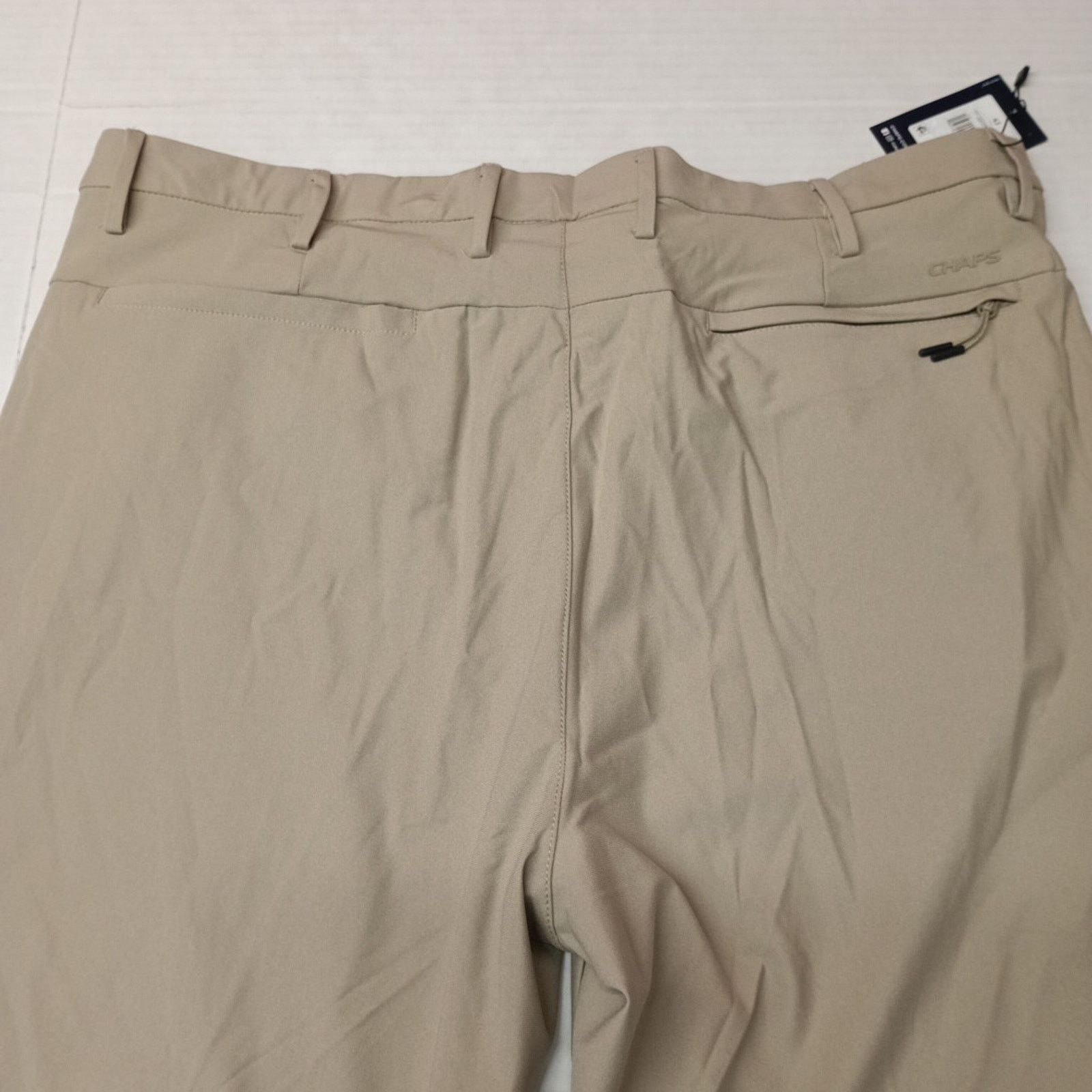 Chaps Chaps Golf Slim Fit Pants Mens 42x30 Khaki Stretch Waistband Size US 42 / EU 58 - 7 Thumbnail