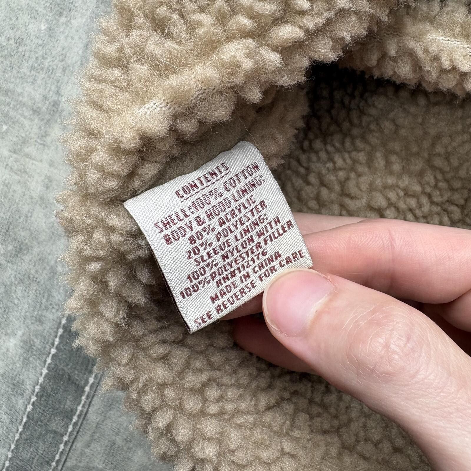 Vintage Vintage Carhartt Style Dri Duck Canvas Sherpa Lined Jacket Size L / US 10 / IT 46 - 6 Thumbnail