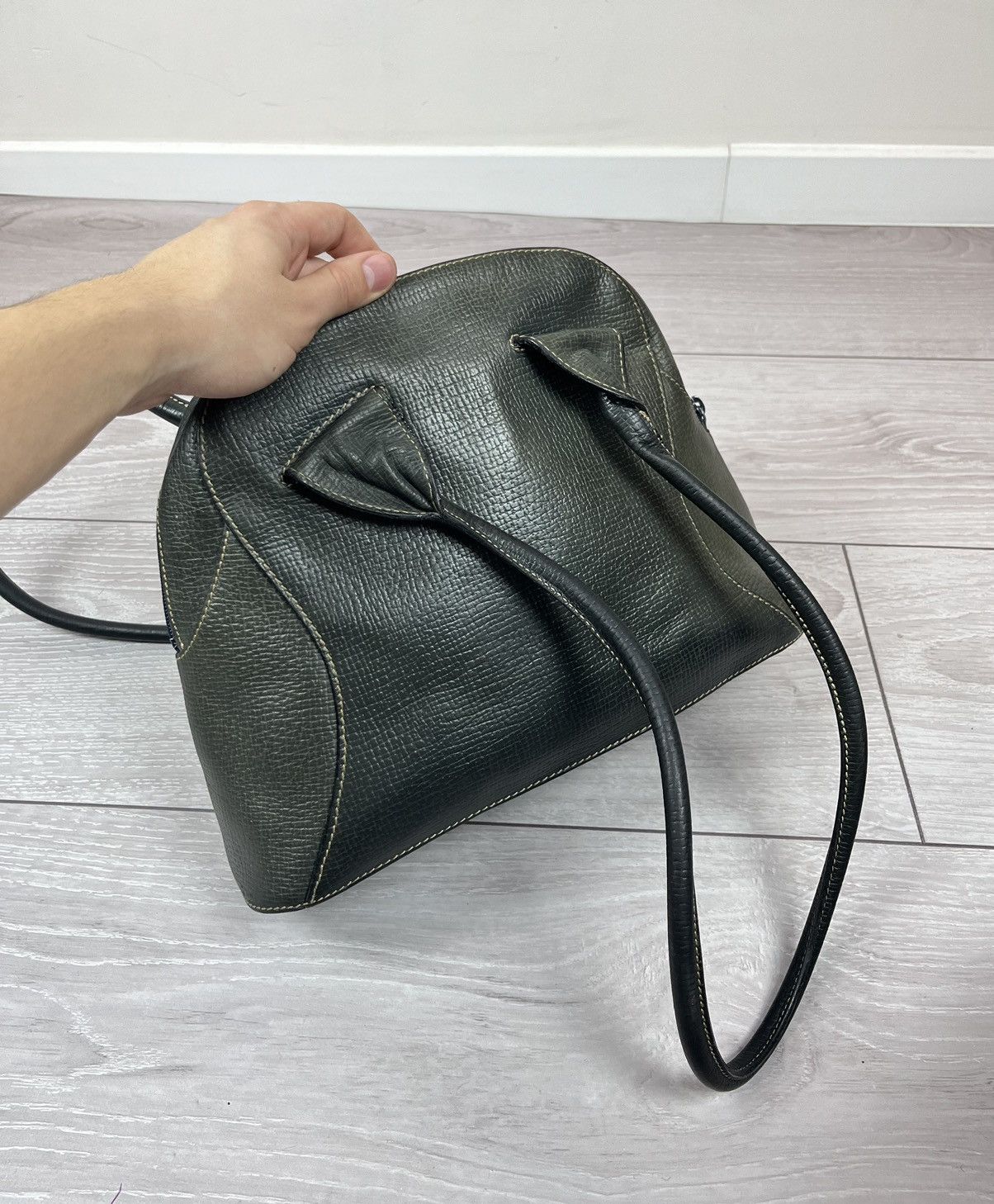 Loewe Loewe Vintage 80s Luxury Leather Shoulder Bag Womens Size ONE SIZE - 3 Thumbnail
