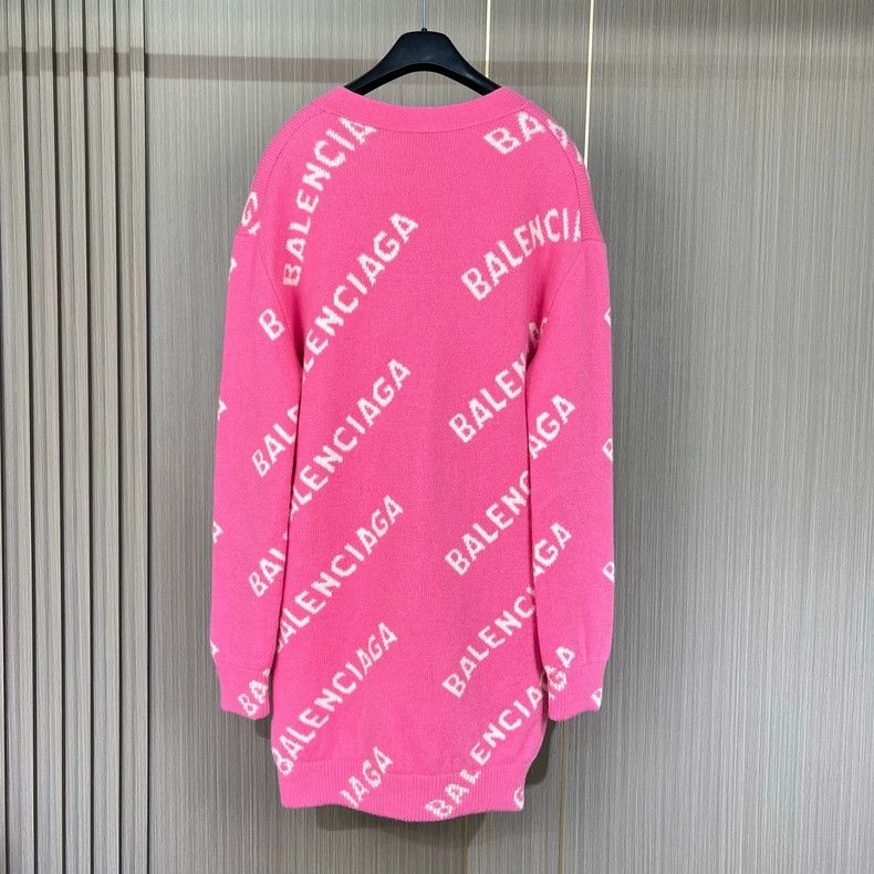 Balenciaga Balenciaga Knitted Cardigan with Pink Bullet Screen sweater Size US S / EU 44-46 / 1 - 2 Thumbnail