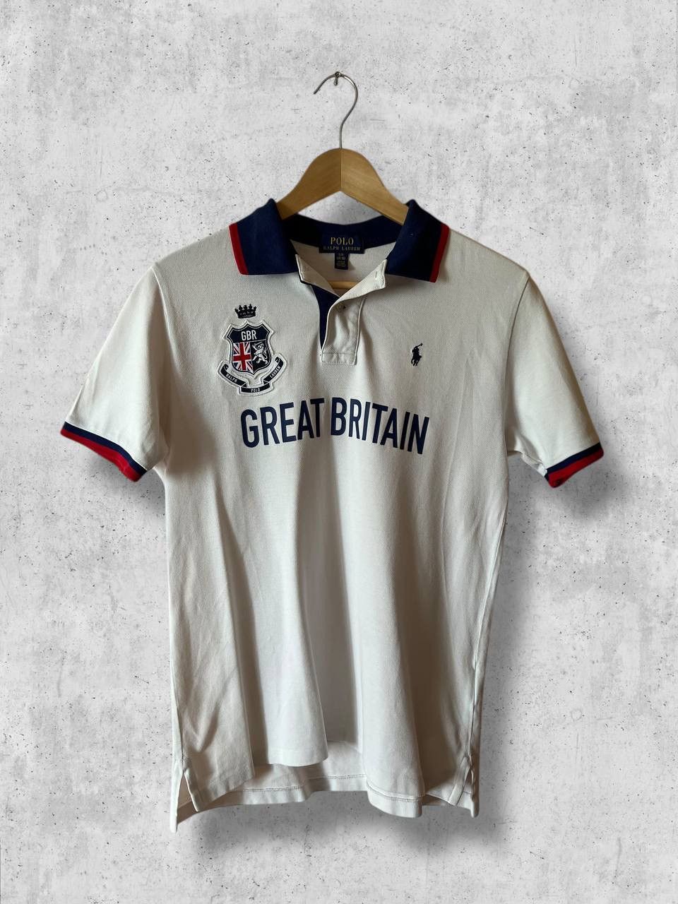 Polo Ralph Lauren Polo RL Ralph Lauren Great Britain GBR polo t shirt vintage Size US S / EU 44-46 / 1 - 1 Thumbnail