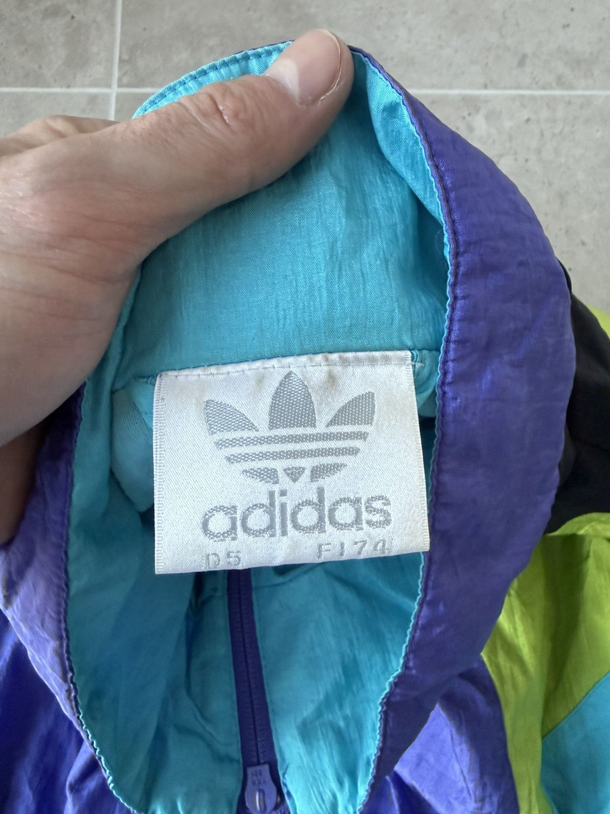 Adidas 90s Vintage Adidas Tracksuit Nylon Jacket Pants Size US M / EU 48-50 / 2 - 5 Thumbnail