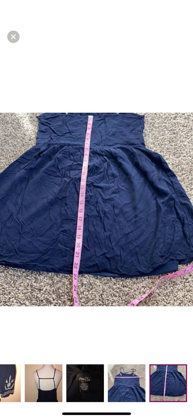 rue21 Rue21 small navy blue anchor dress Size S / US 4 / IT 40 - 6 Thumbnail