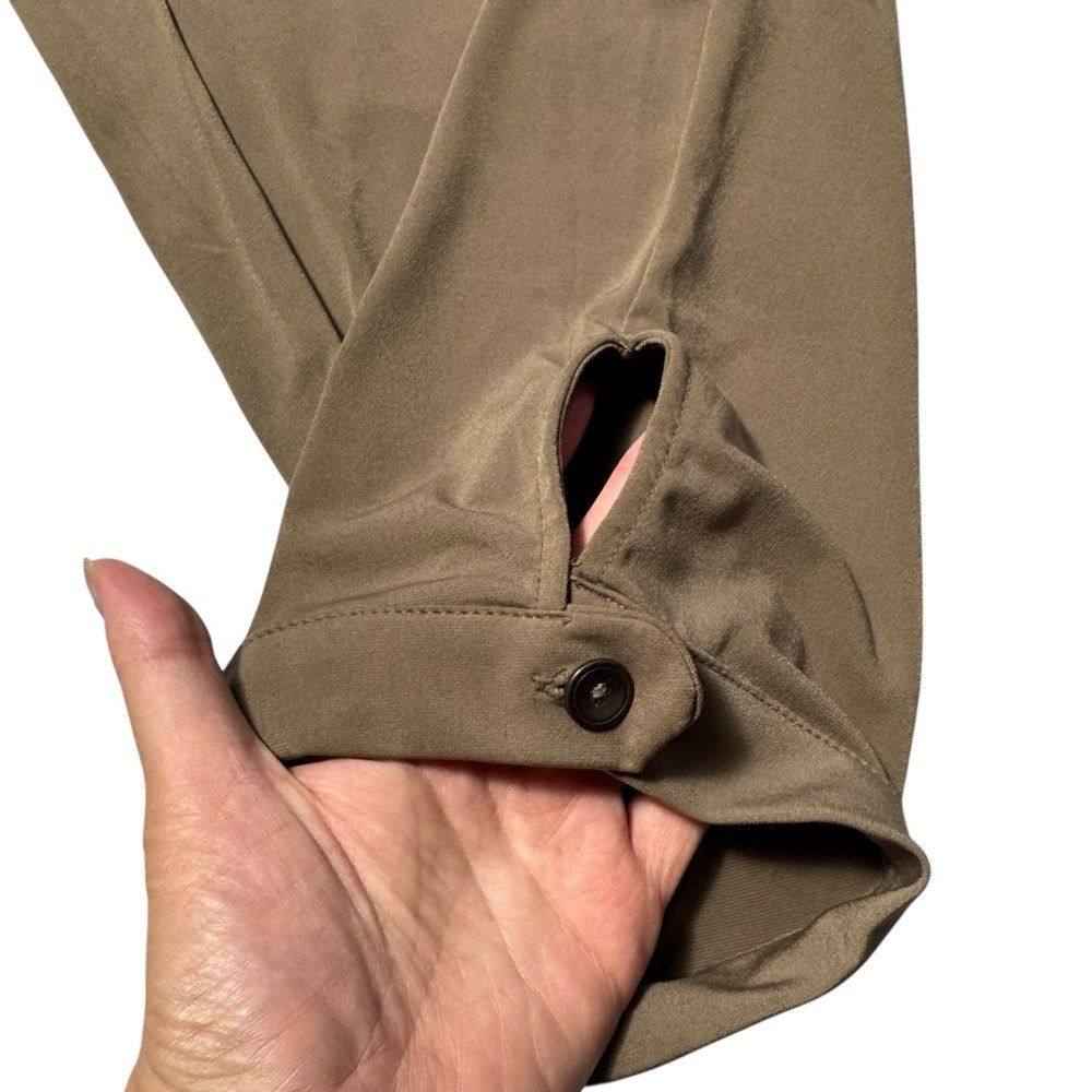 Other New Susan Graver Liquid Knit Regular Slim Leg Ankle Tan Pan Size 42" / US 20 - 3 Thumbnail