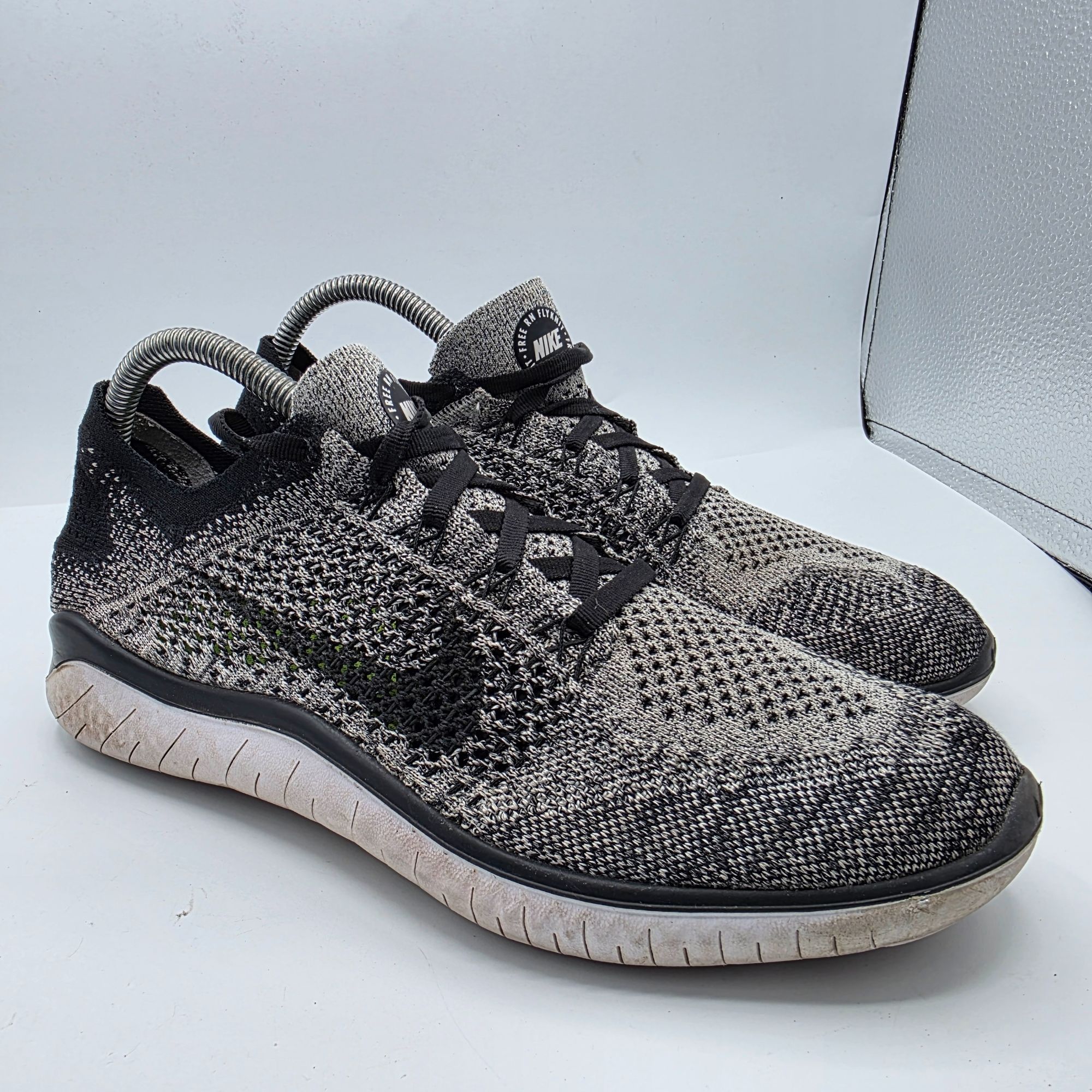 Nike Nike Free RN Flyknit Womens Size 9.5 Black Oreo Running Shoe Size US 9.5 / IT 39.5 - 1 Thumbnail