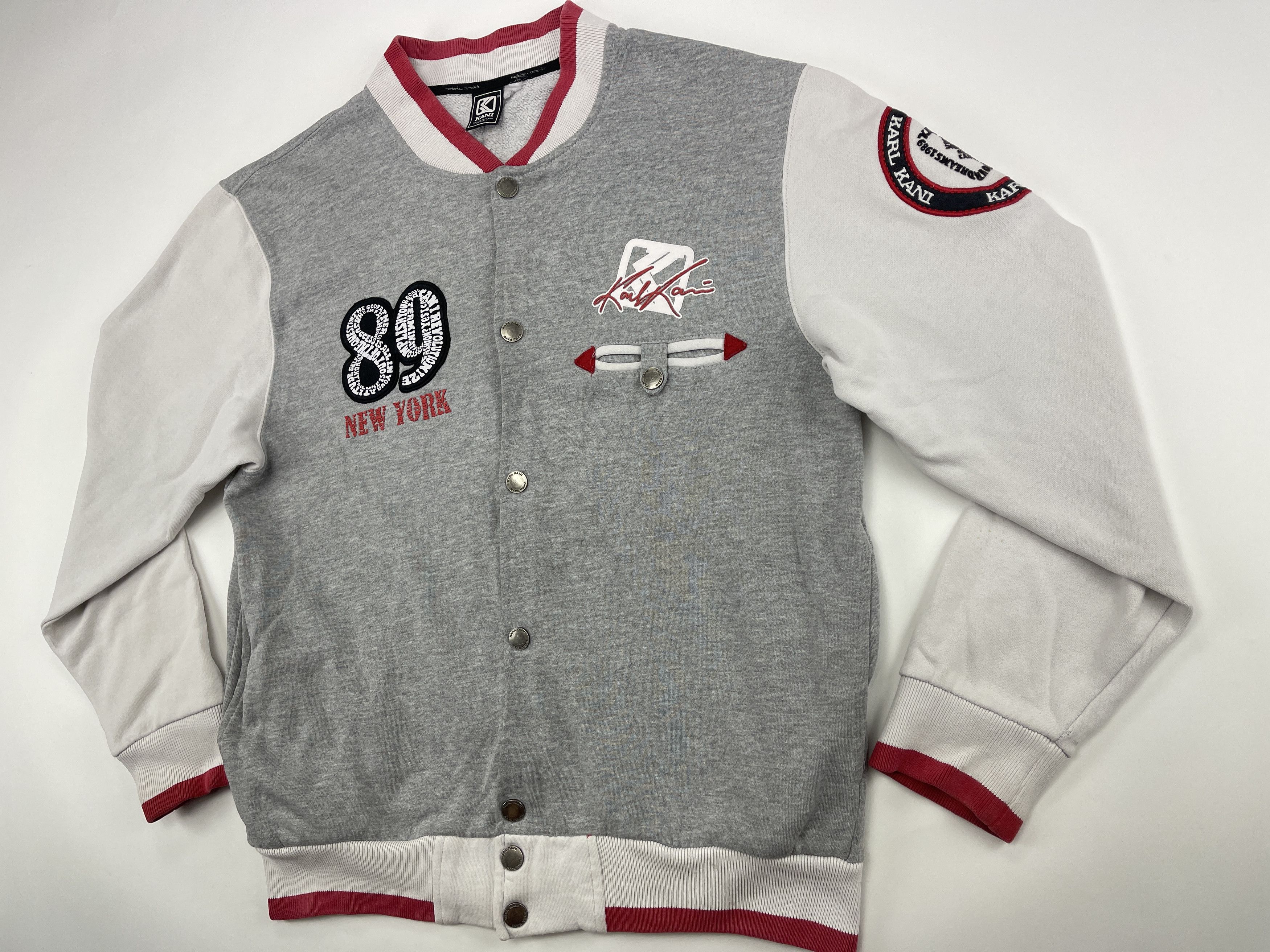 Karl Kani KARL KANI sweatshirt, gray, vintage Kani, 90s hip-hop size M Size US M / EU 48-50 / 2 - 12 Thumbnail