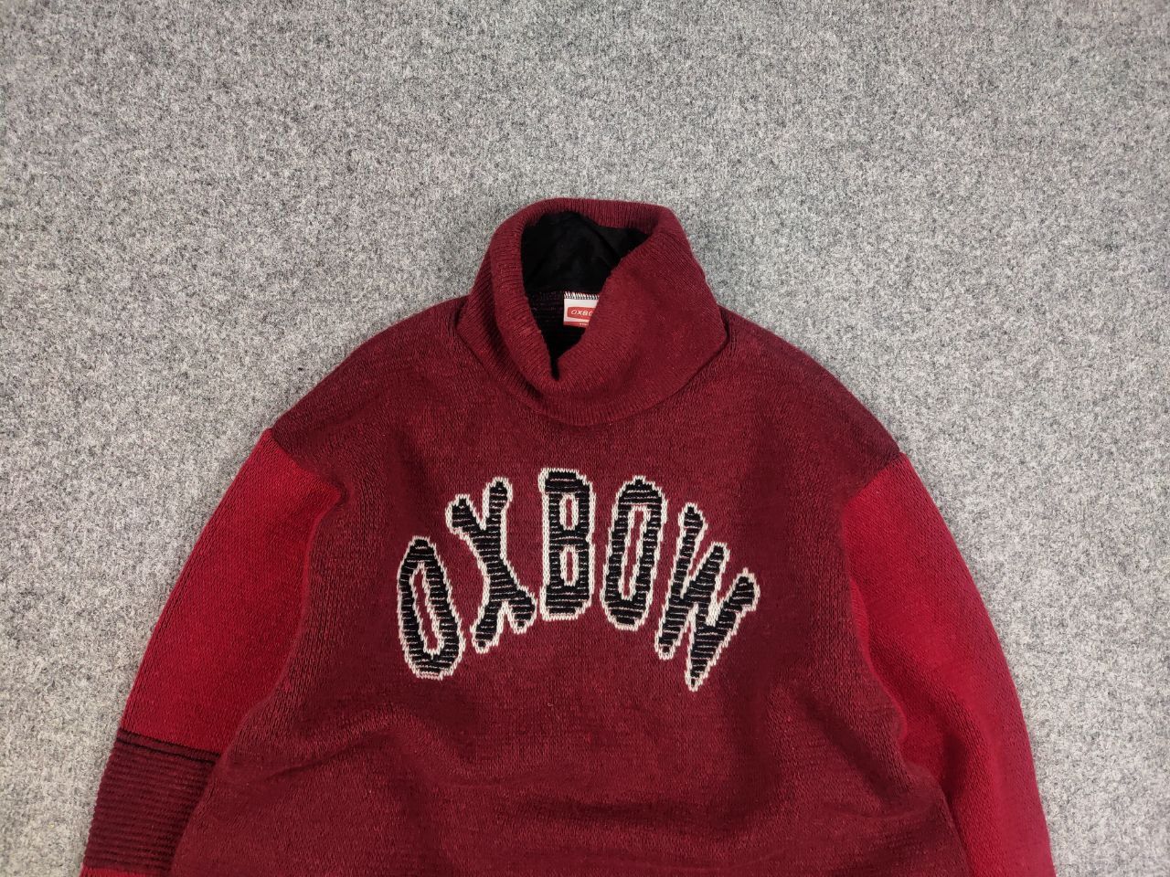 Oxbow OxBow Logo Vintage Oversized Red Knit Jumper Sweater Size US XL / EU 56 / 4 - 8 Thumbnail