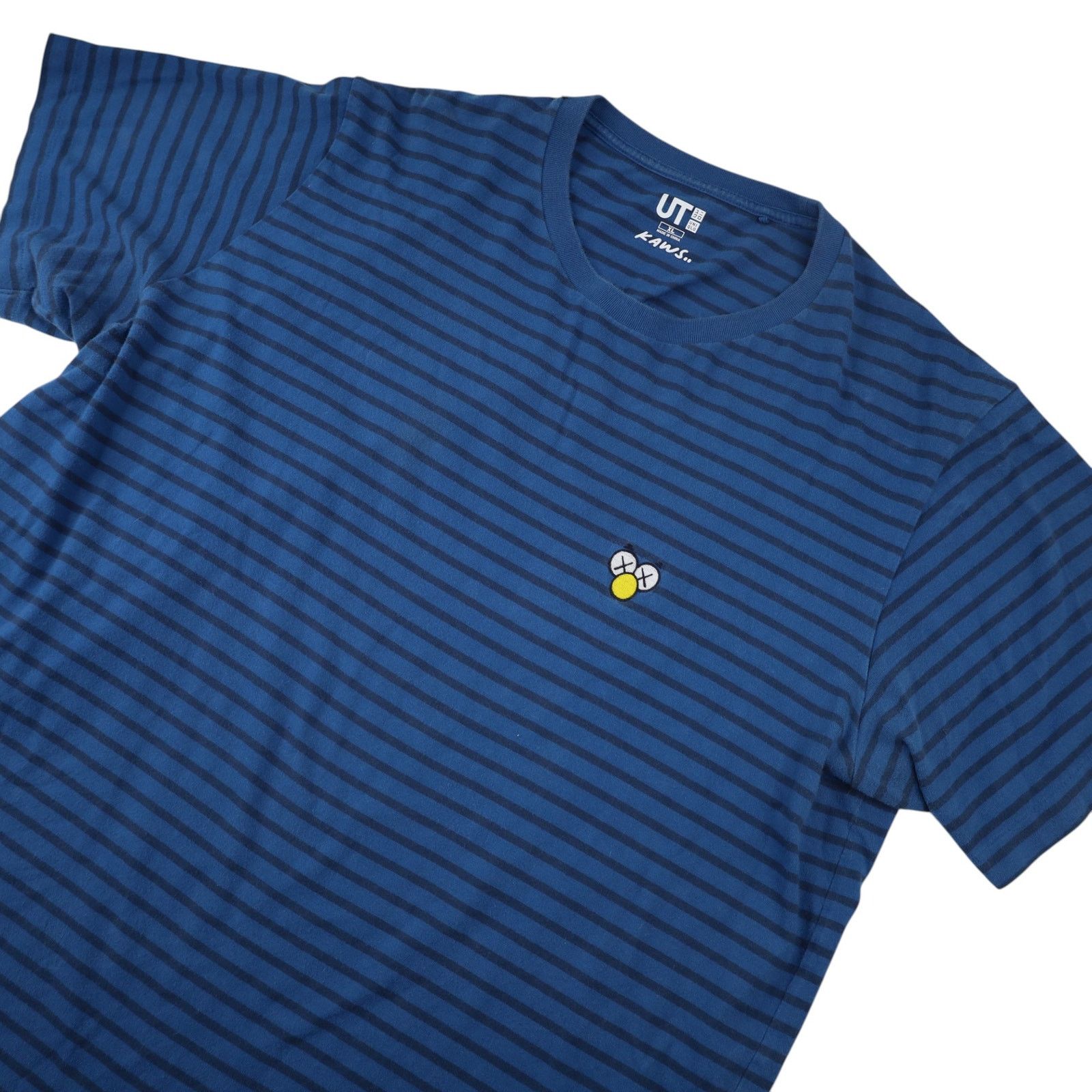 Kaws × Uniqlo Uniqlo x Kaws Elmo Striped T Shirt Size US XL / EU 56 / 4 - 2 Thumbnail