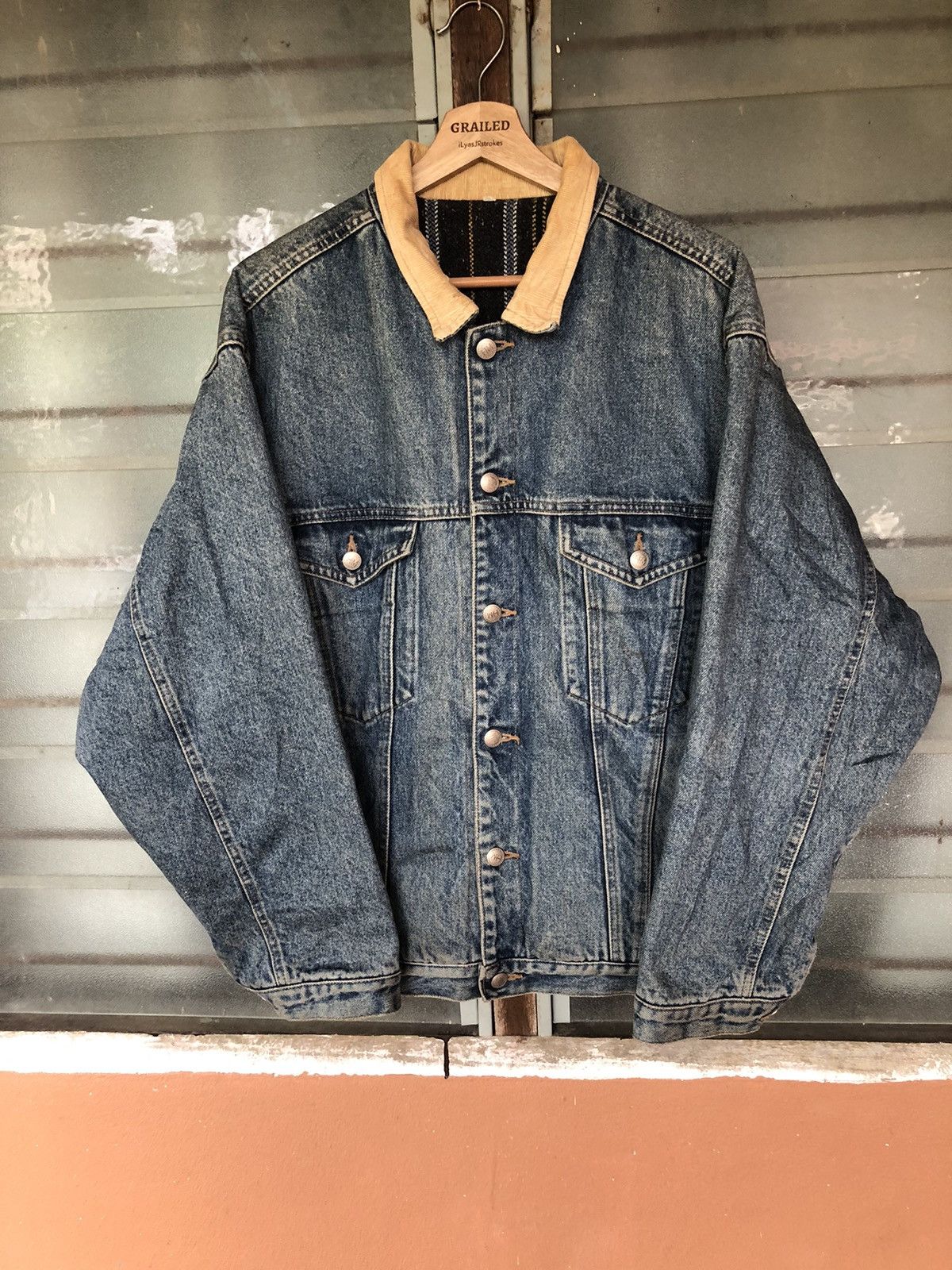 If Six Was Nine Vintage Style HR Denim Jacket Detroit Jacket Rare Size US M / EU 48-50 / 2 - 1 Thumbnail
