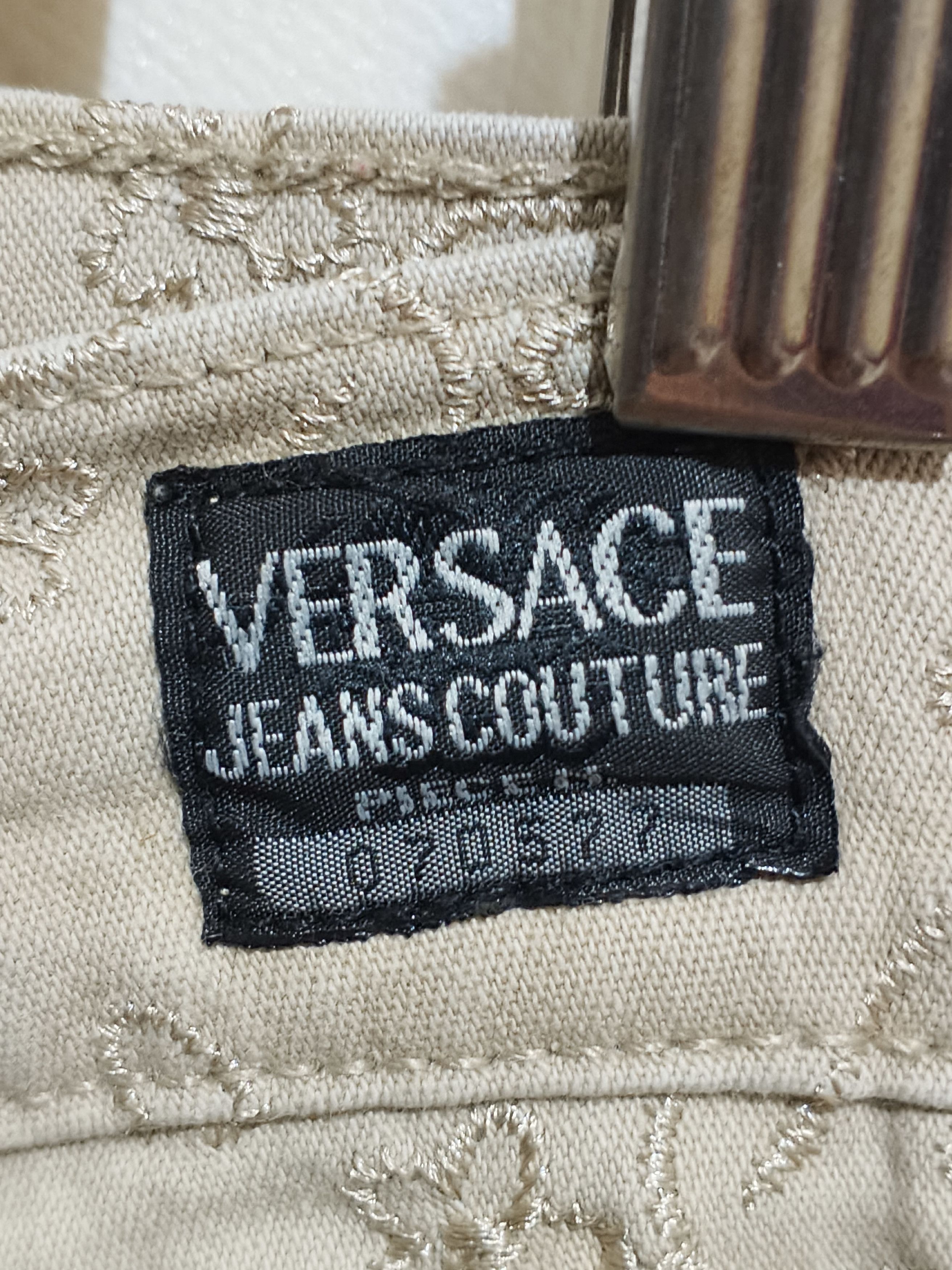 Versace Jeans Couture 90s Versace Jeans Couture Flower Pattern Size 30" / US 8 / IT 44 - 7 Thumbnail
