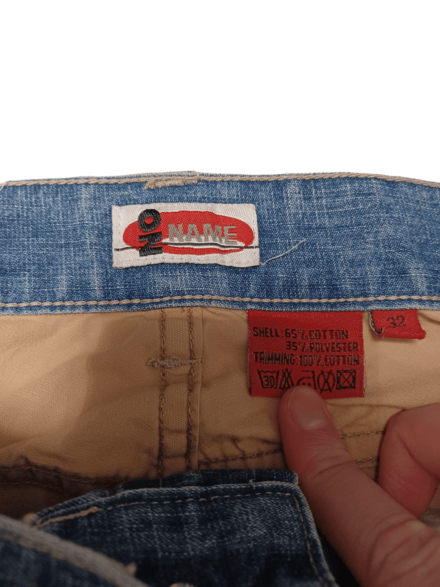 Japanese Brand VINTAGE NO NAME Y2K BOOTCUT FLARE AVANT GARDE JEANS Size US 32 / EU 48 - 4 Thumbnail
