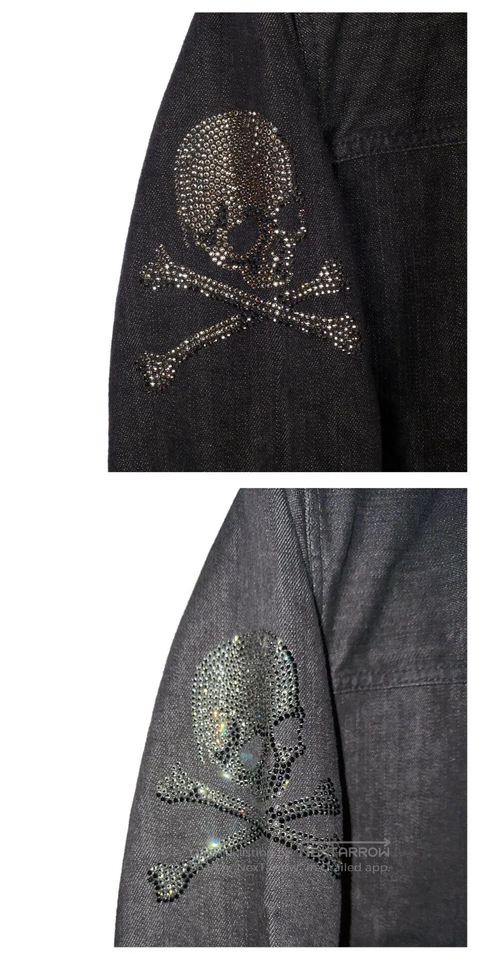 Mastermind Japan mastermind Japan Crystal Skull Black Denim Jacket. Size US S / EU 44-46 / 1 - 4 Thumbnail