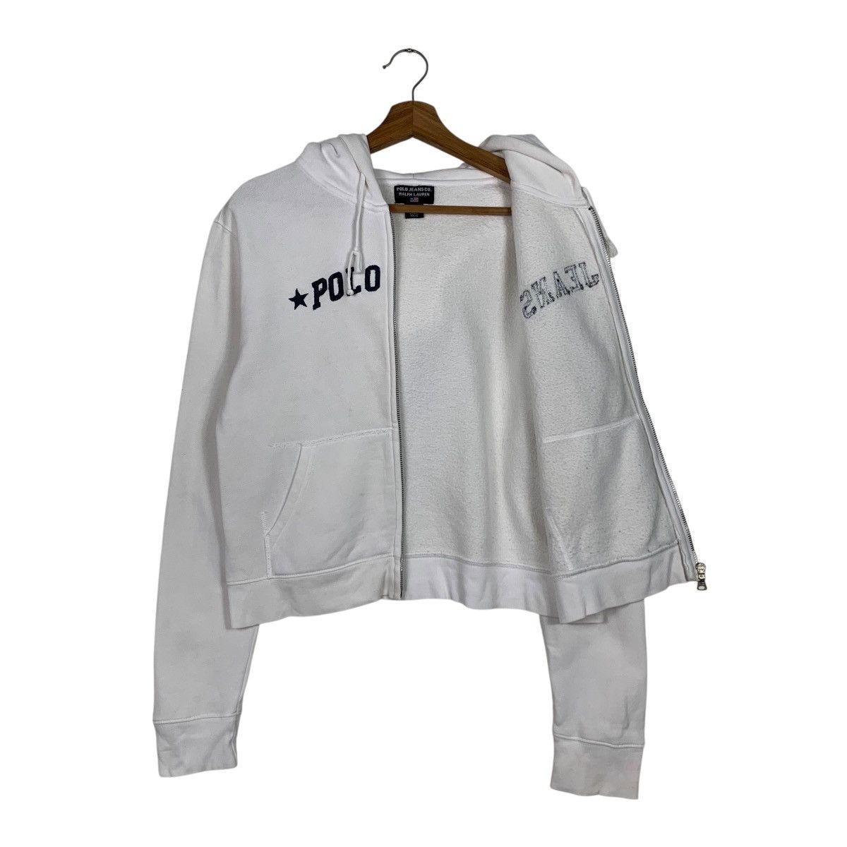 Polo Ralph Lauren POLO JEANS RALPH LAUREN Big Logo Zipper Hoodie #3633-C166 Size M / US 6-8 / IT 42-44 - 8 Thumbnail