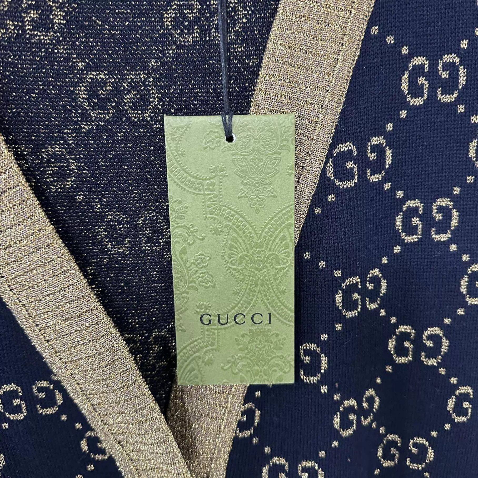 Gucci Gucci GG monogram all over gold thread cardigan XL Size XL / US 12-14 / IT 48-50 - 6 Thumbnail