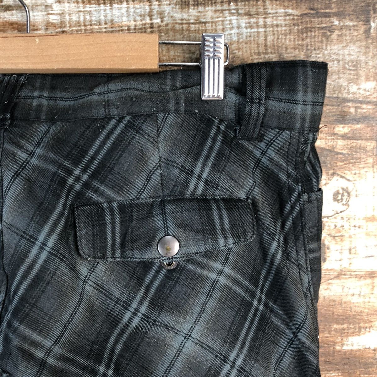 Japanese Brand Japan utility checkered punk Cargo Multipocket Pants #A2543 Size US 34 / EU 50 - 17 Thumbnail