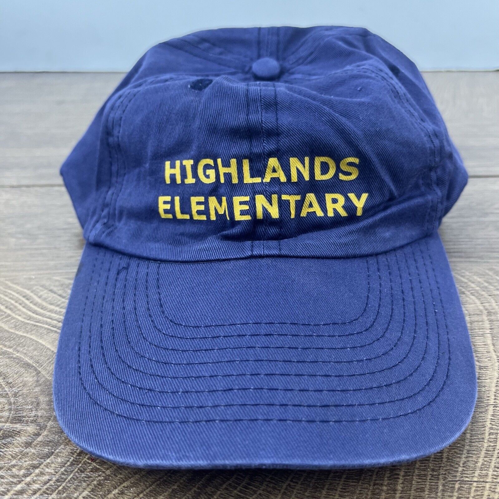 Other Highlands Elementary Snapback Hat Blue Adjustable Hat Blue A Size ONE SIZE - 3 Thumbnail