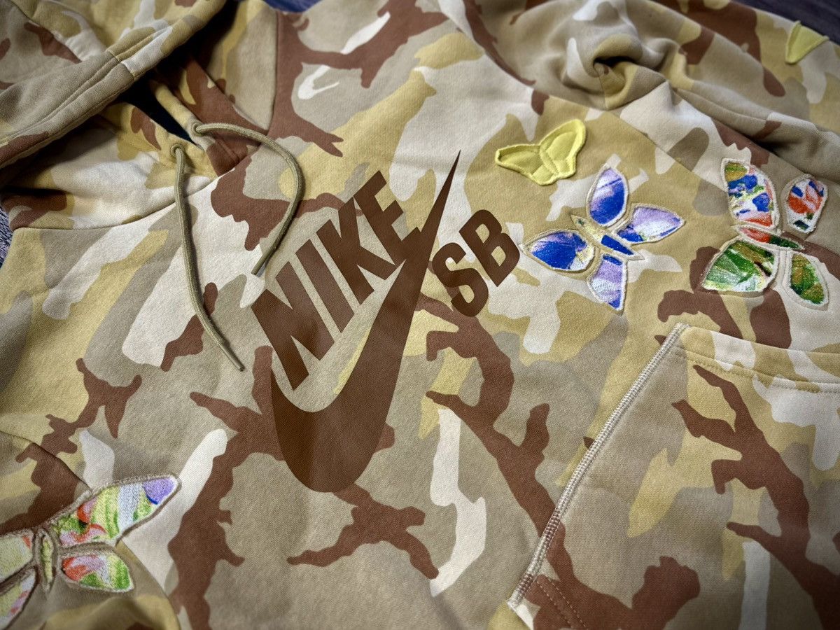 Nike Nike Custom Hoodie Vintage 90s Y2K Reworked Size US S / EU 44-46 / 1 - 3 Thumbnail