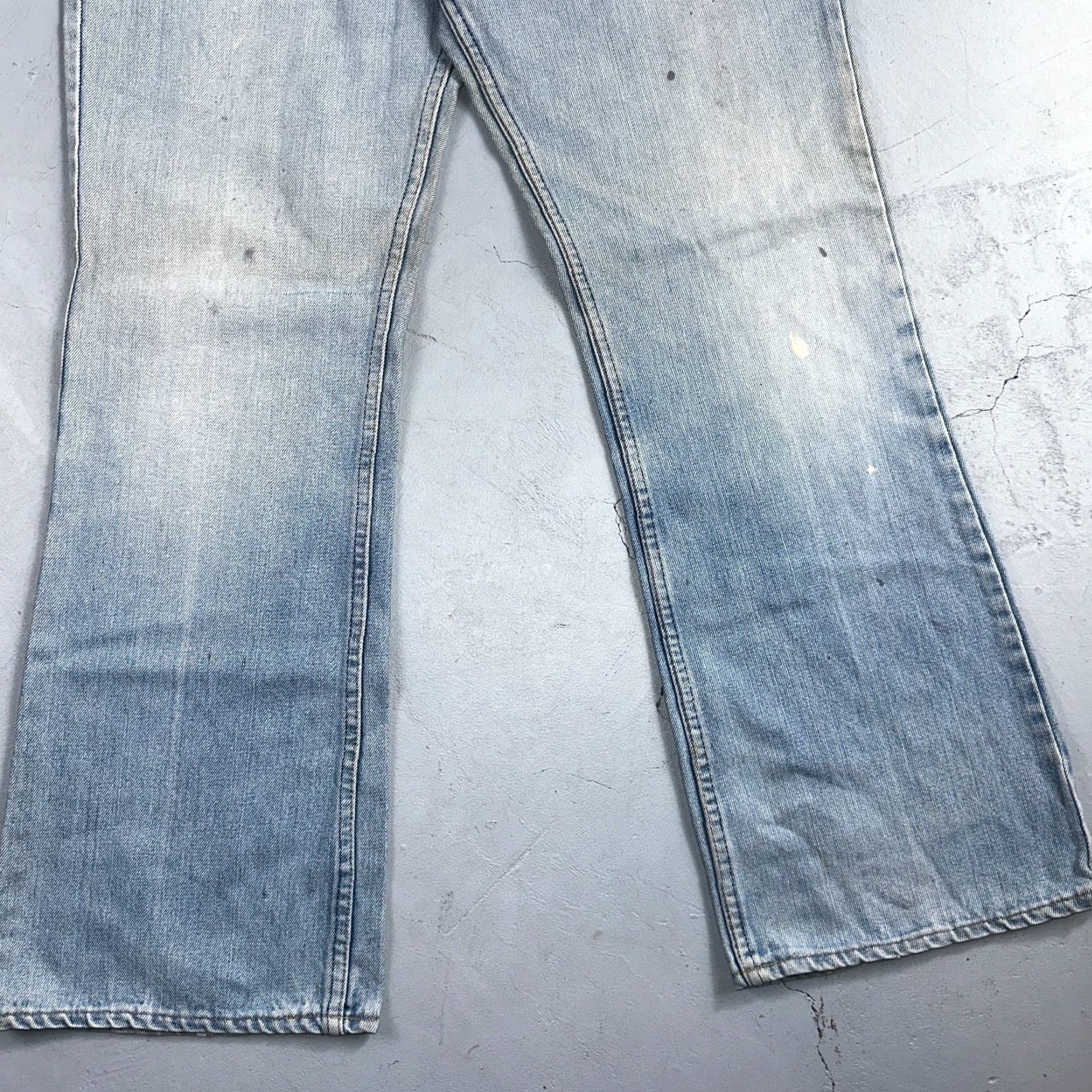 Levi's VINTAGE Levi's 517 Jeans Bootcut Classic 36x30 Denim USA Blue Men Leather Brand/100% Cotton Mid Rise Adults 80s Mens US Flag Theme Size US 36 / EU 52 - 3 Thumbnail